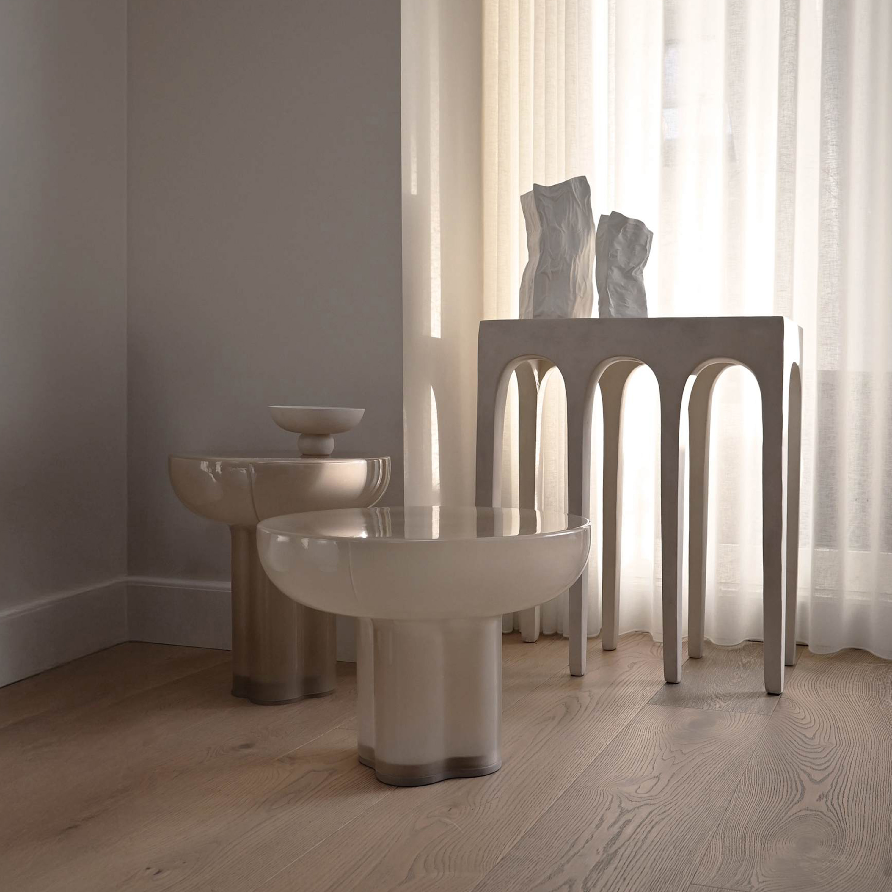 101 Copenhagen Bow Konsolipöytä Birch 70cm