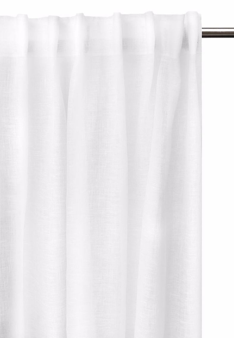 Dalsland Gardinlängd Linne Optical White 250cm