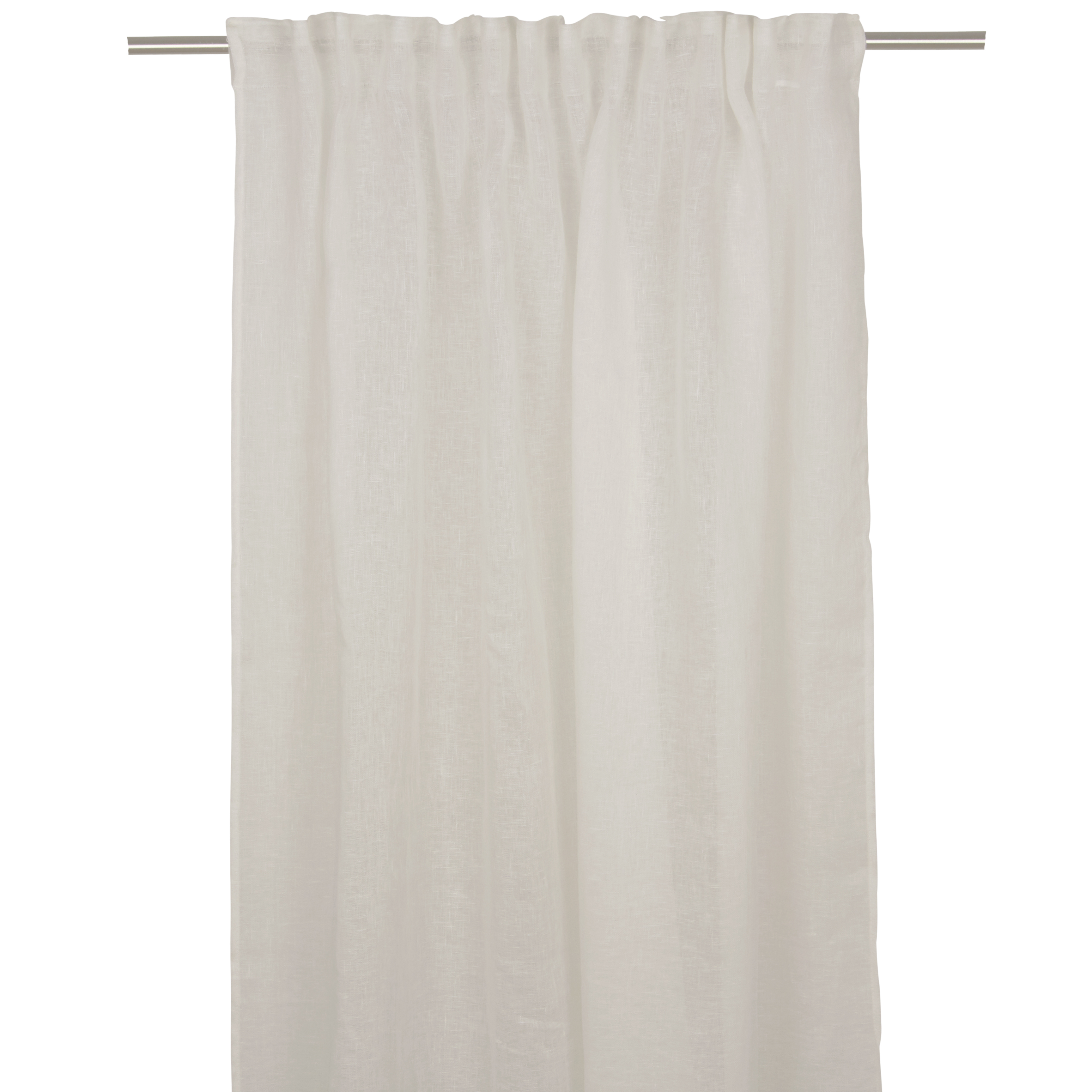 Fondaco - Sara Gardinlängd Linne Vit 280cm
