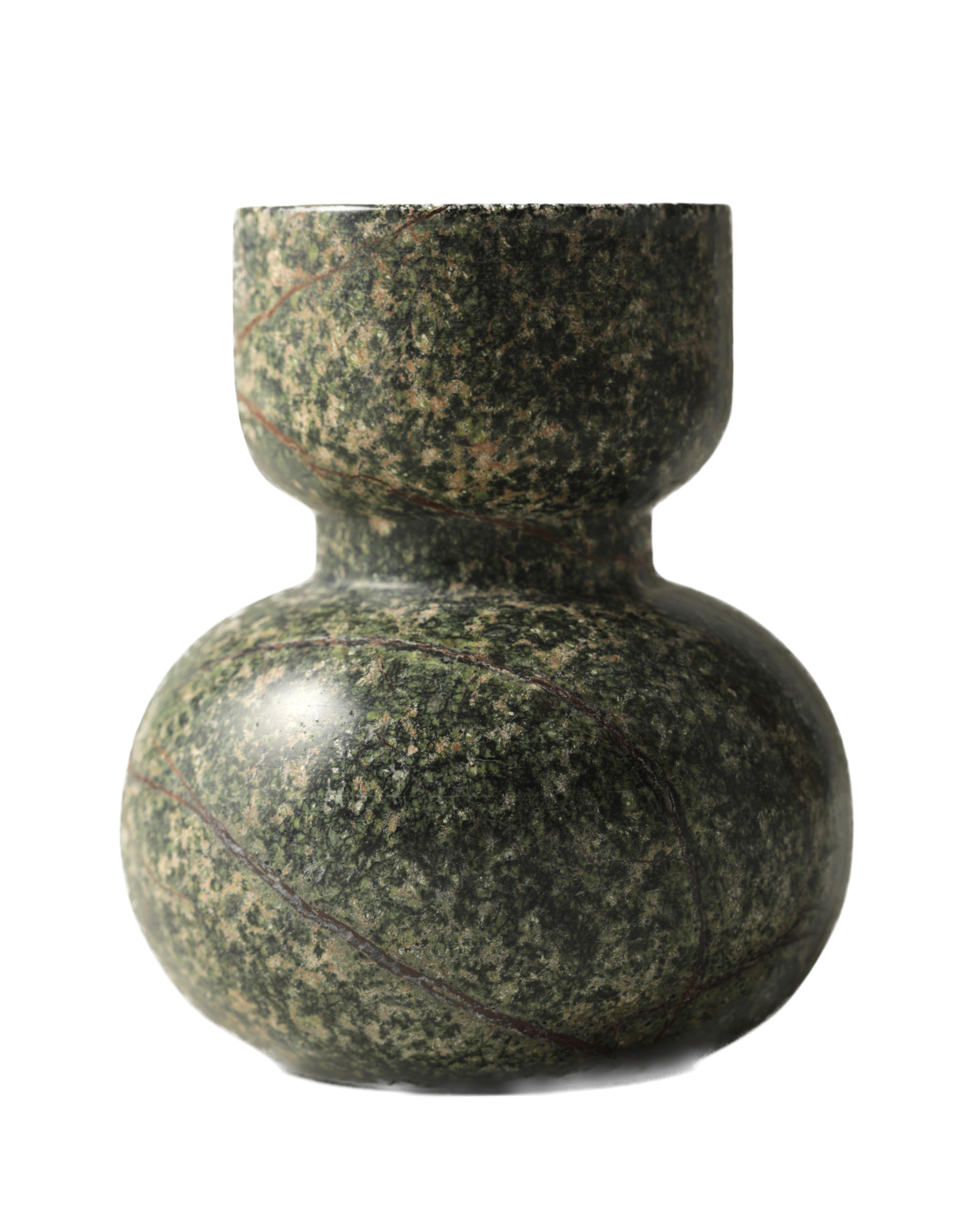 Tinted - Asker Stone Ljusstake Green 10cm - Grön