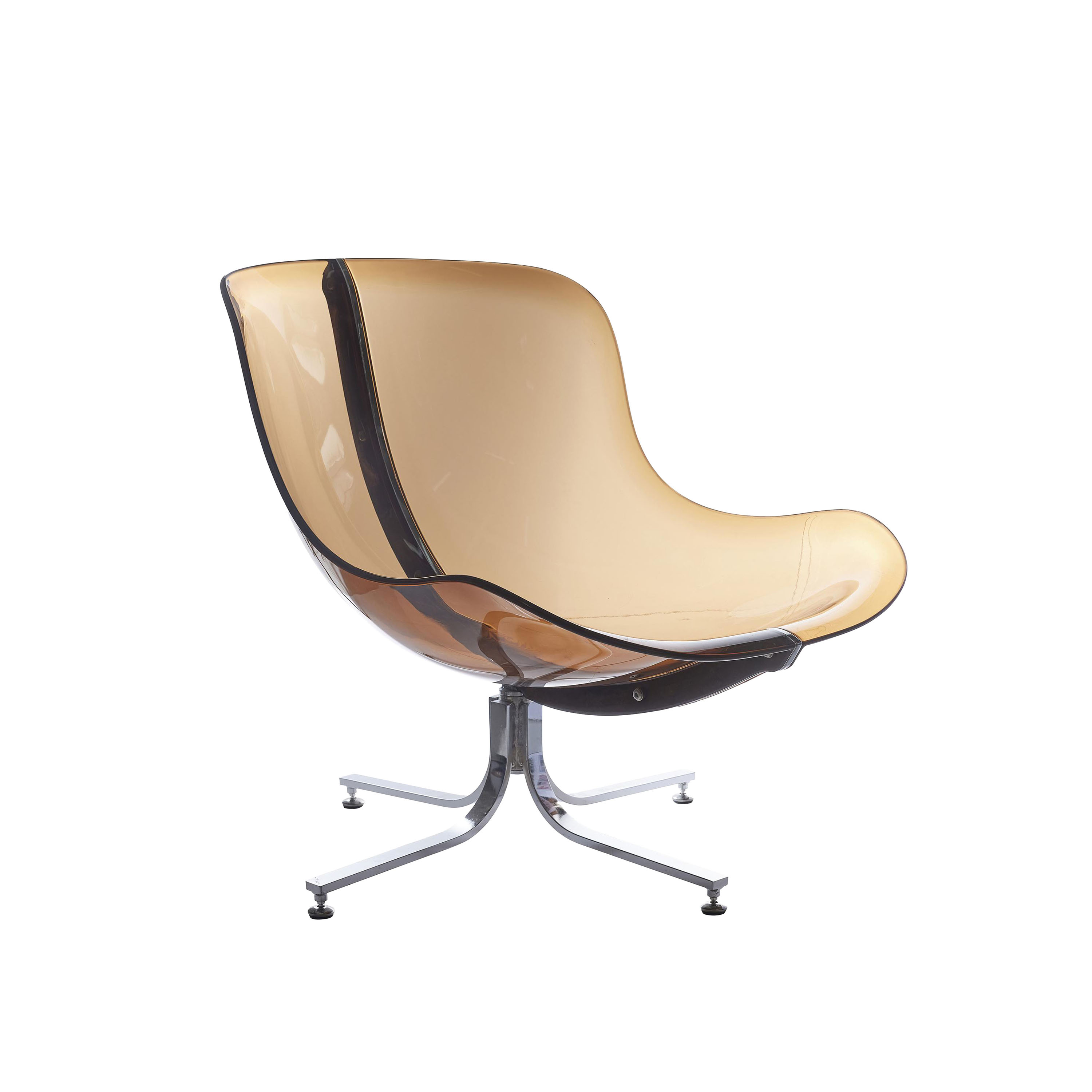 Glossy lenestol beige