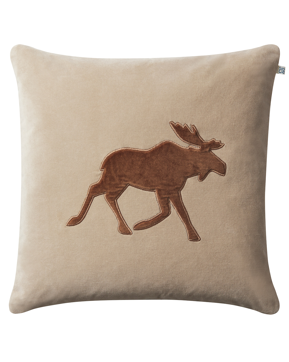 Chhatwal & Jonsson - Moose Kuddfodral Sammet Tan/Cognac 50x50 - Brun