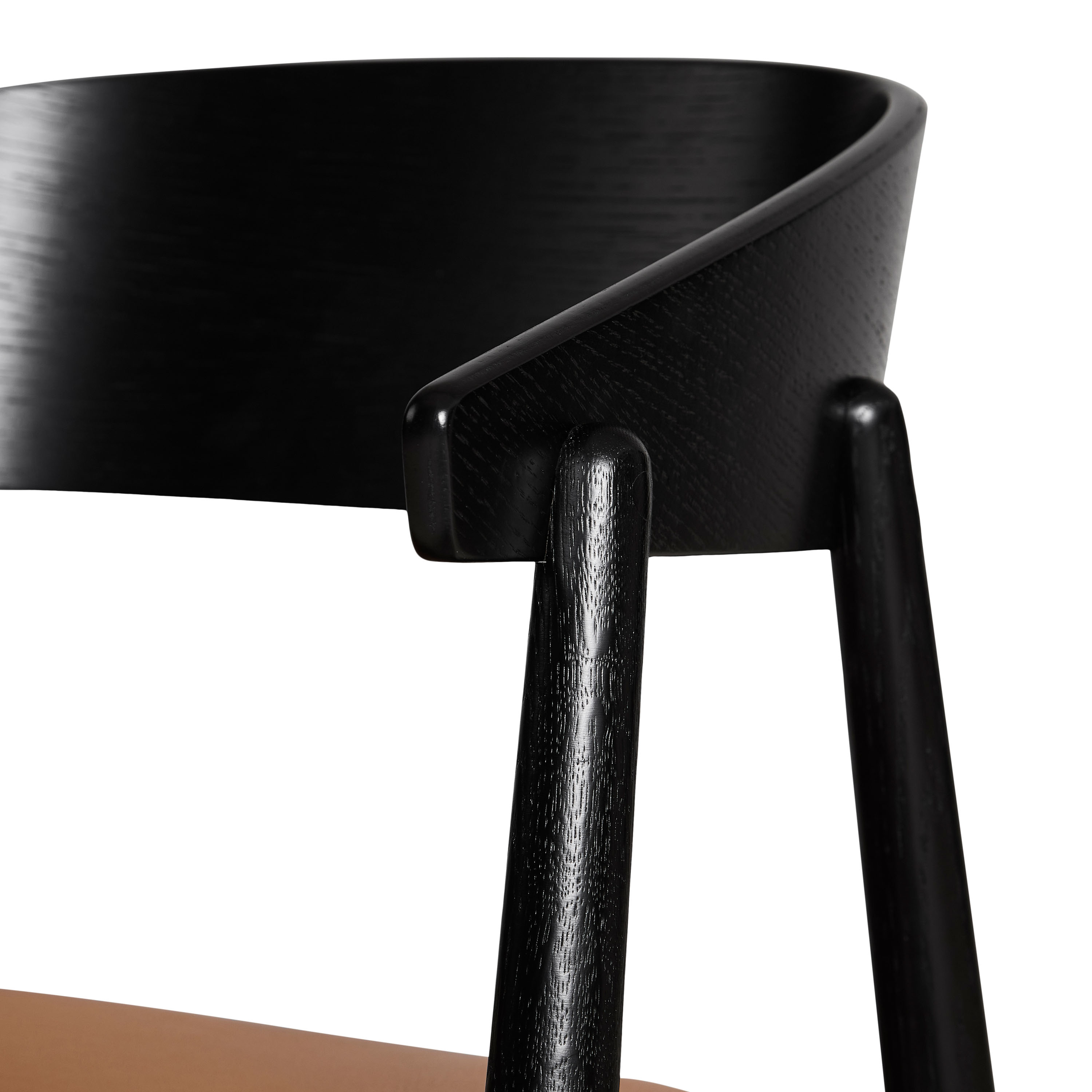 Andersen Furniture AC2 Armstol Svart Eik/Cognac Lær