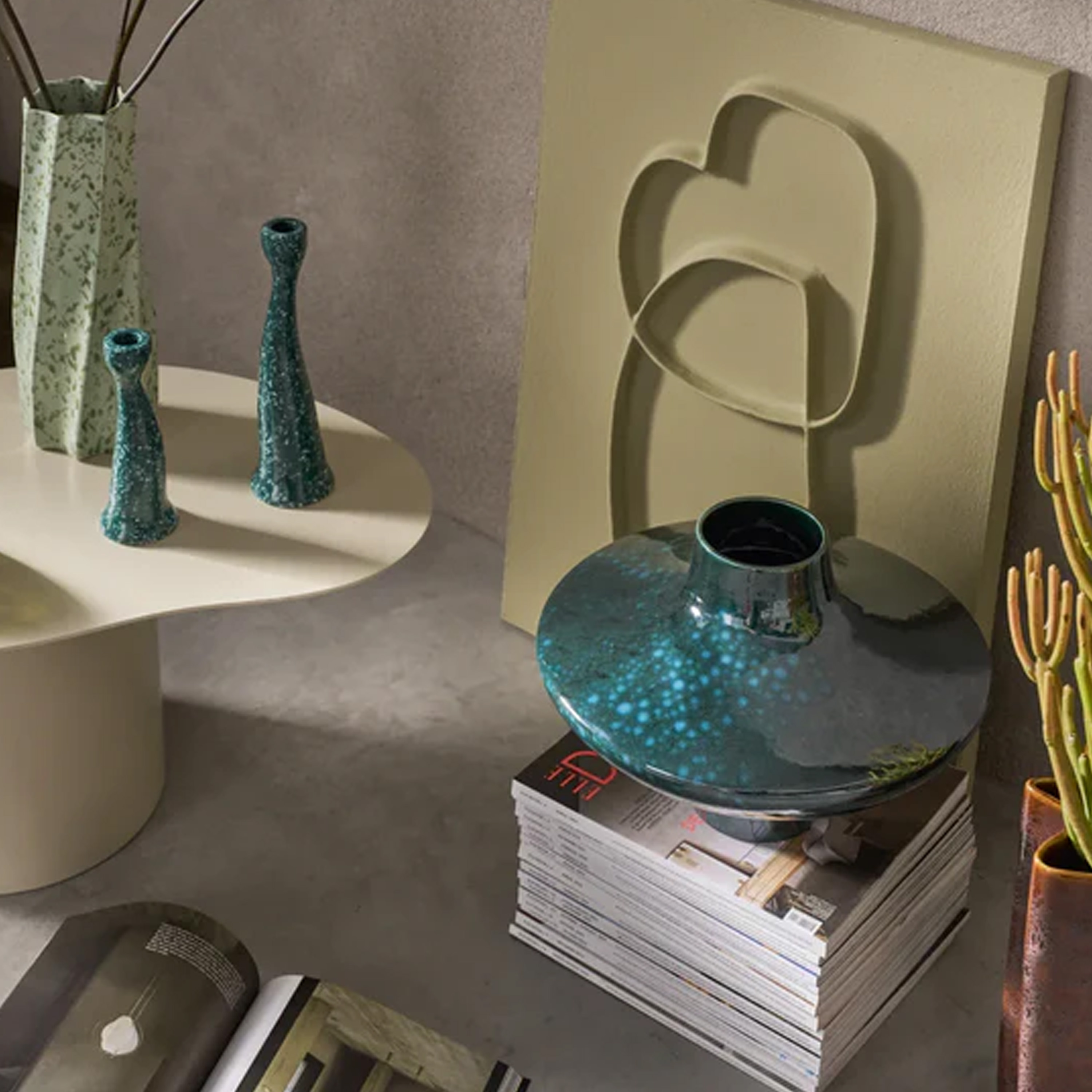 Urban Nature Culture Blythe Wanddekoration Evergreen Sprig 50x70