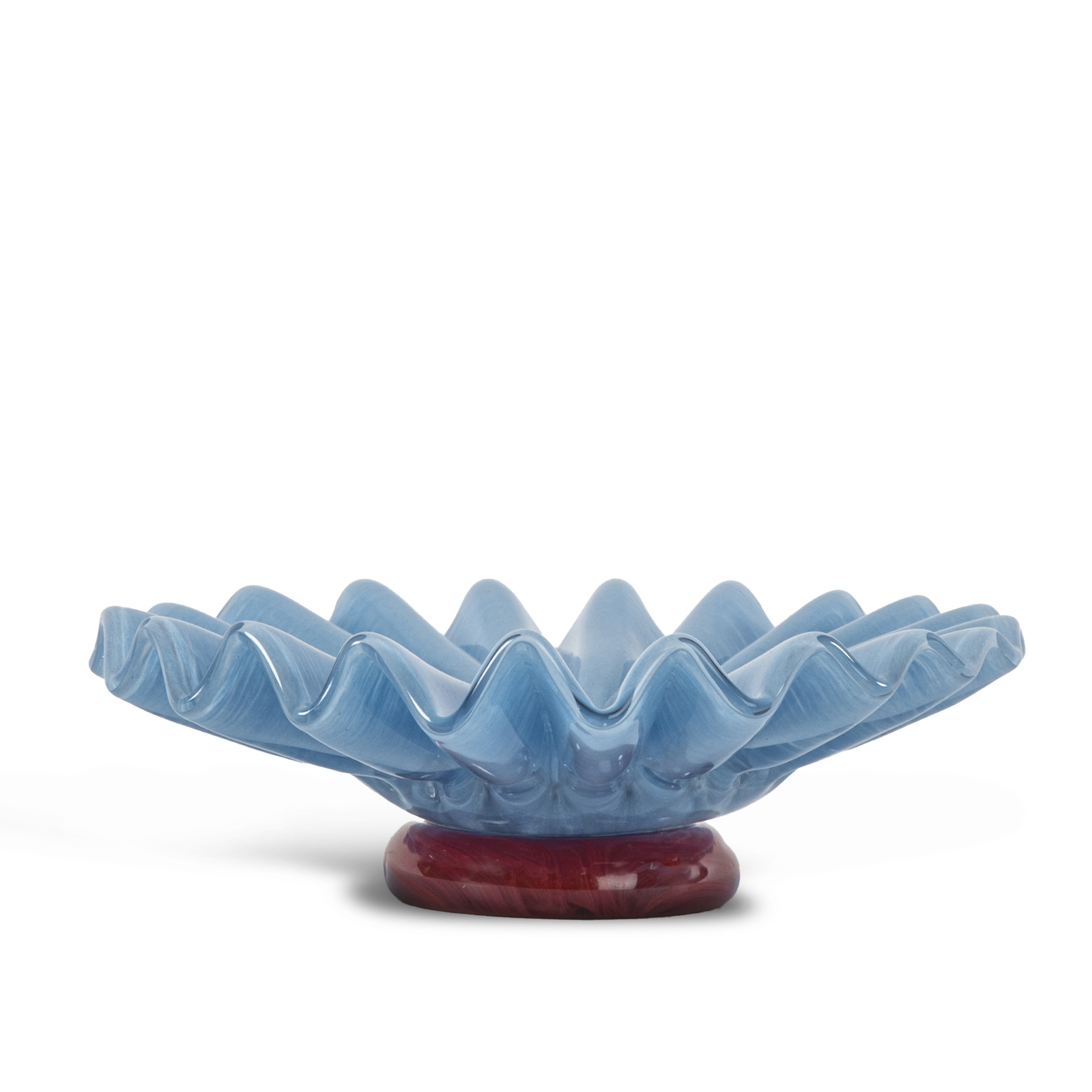 Lori Skål Lysblå/Vinrød M