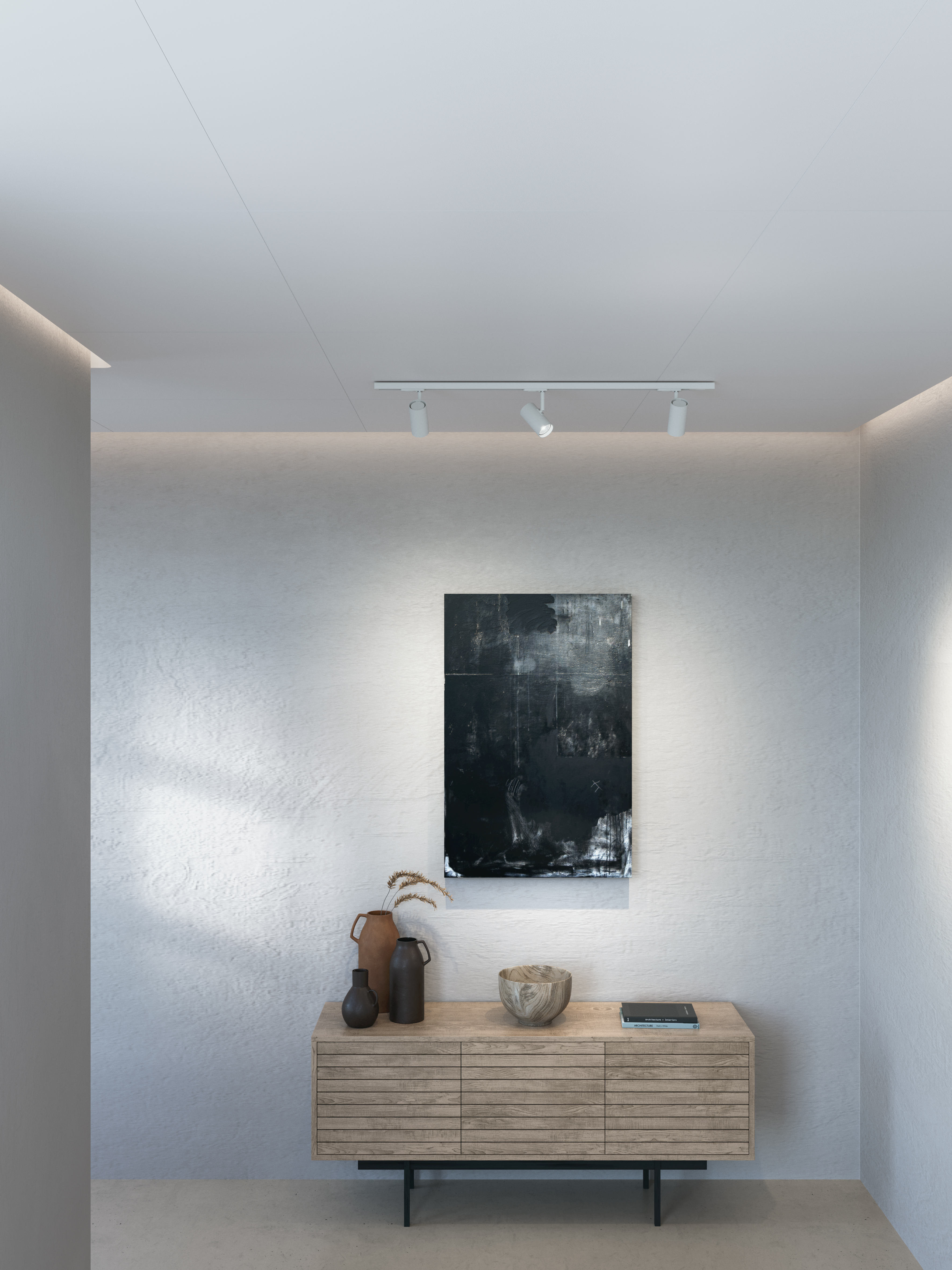 Belid Tyson Spotlight Global 1-fase Hvit Tekstur