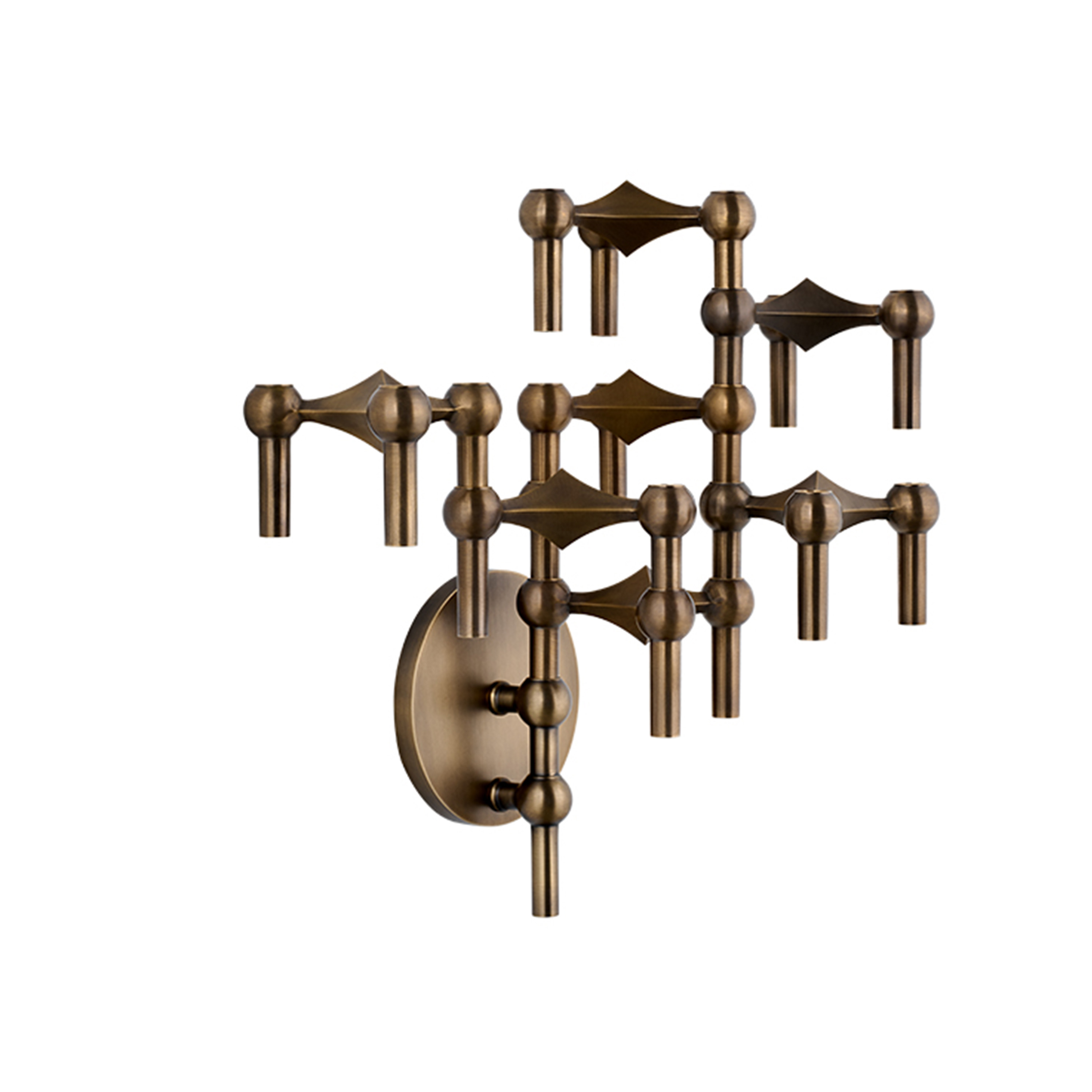 Stoff STOFF Nagel Väggljusstake Bronzed Brass