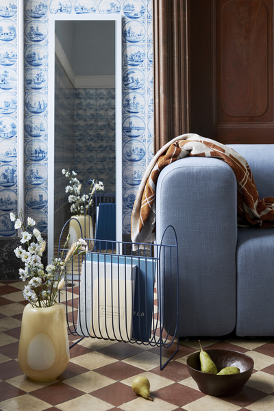 Broste Copenhagen Ada Dot Vas Gold Fleece Yellow Ø18