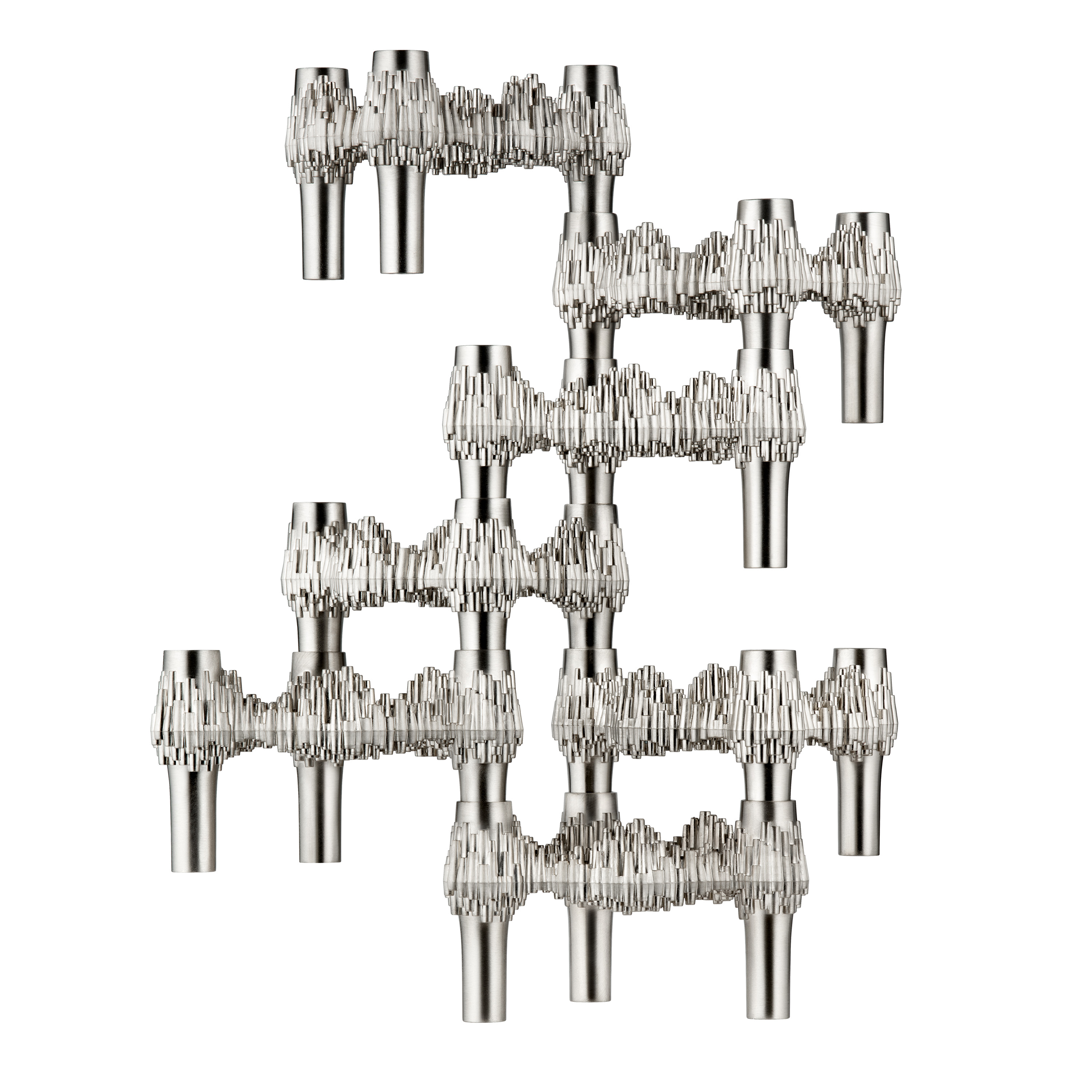 Stoff Quist Ljusstake Brushed Chrome