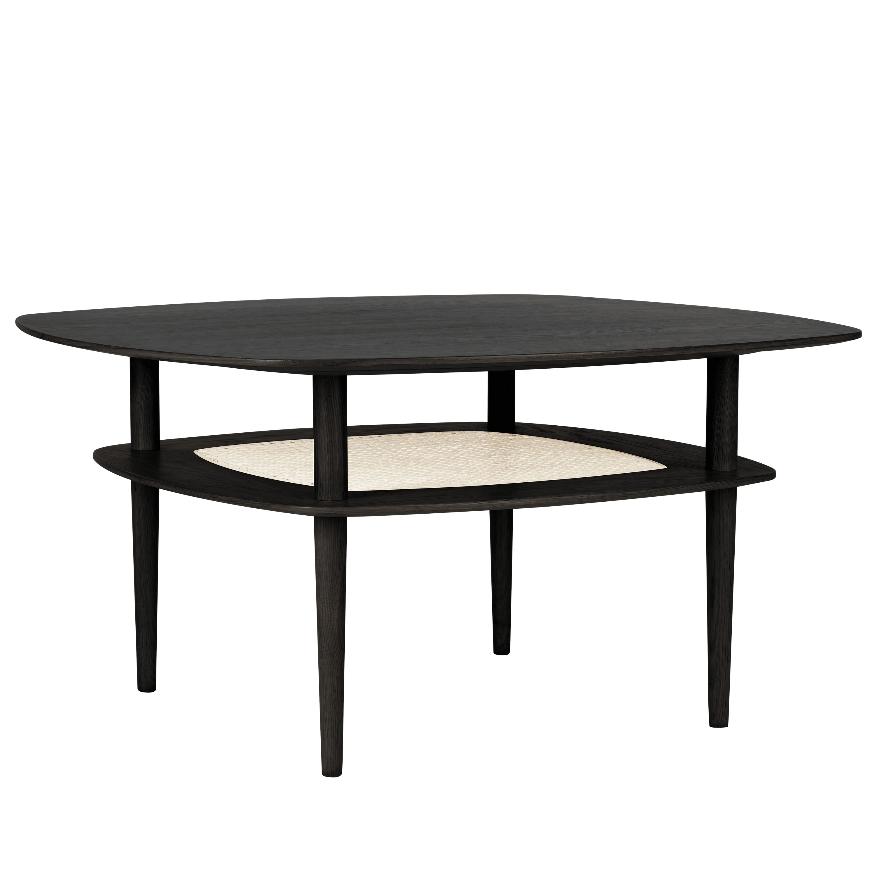 Umage Together Soffbord Smooth Square Black Oak 100x100