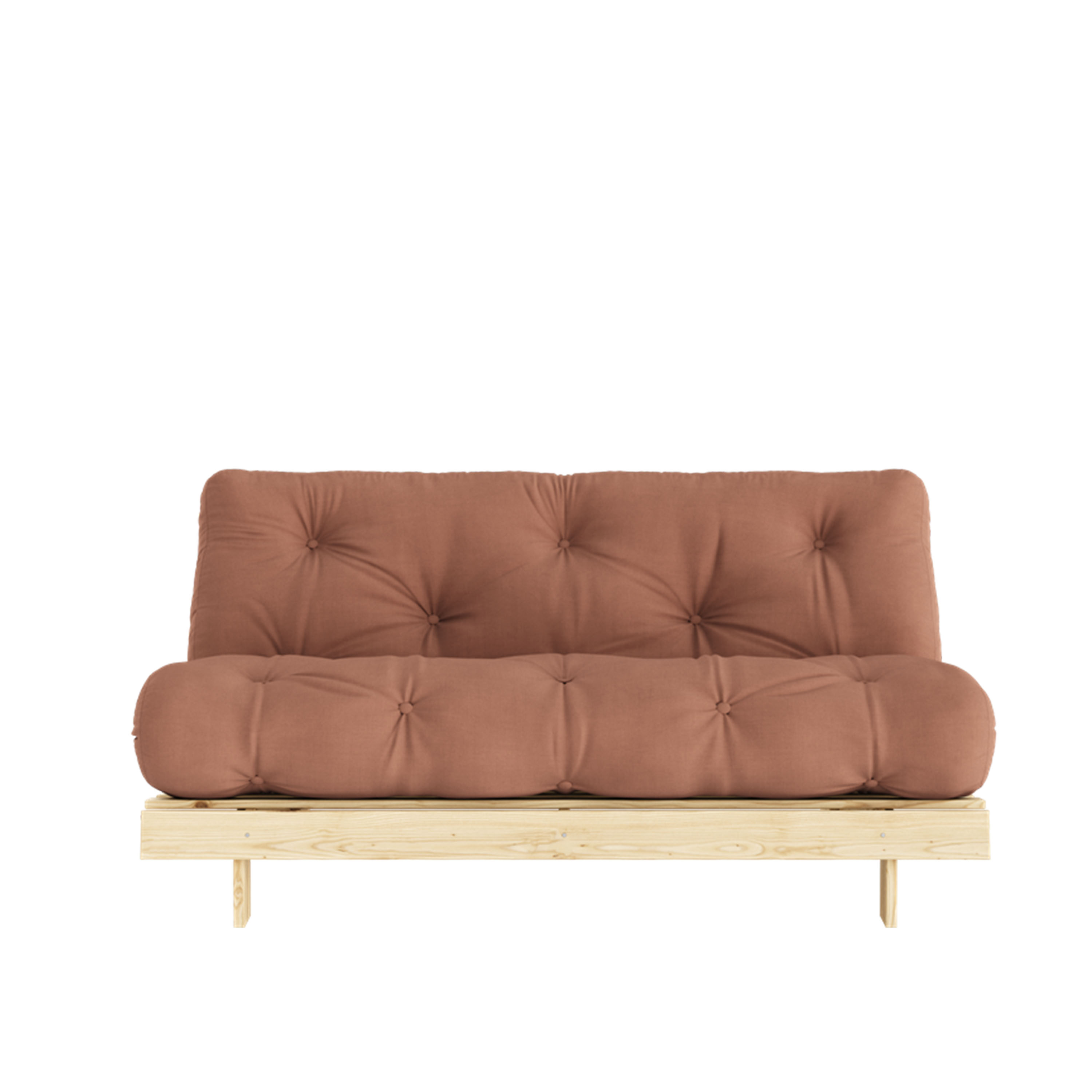 Karup Design Roots Schlafsofa Natur/Clay Brown 160cm