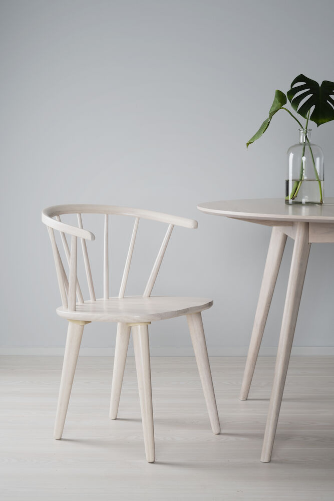 Rowico Home Carmen Matstol Vitpigmenterad