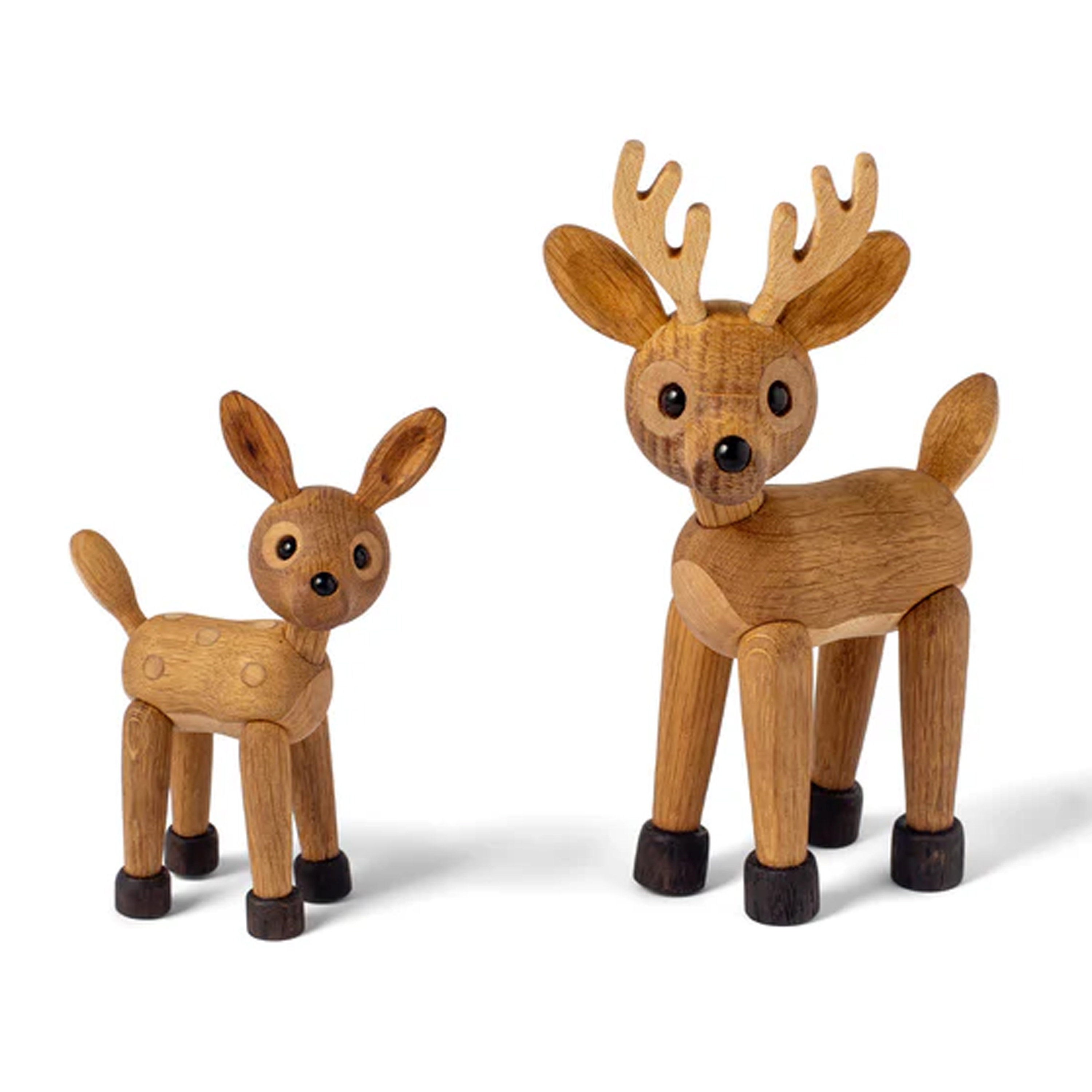 Spring Copenhagen Spot Baby Reh Dekoration Eiche/Ahorn 12,7 cm