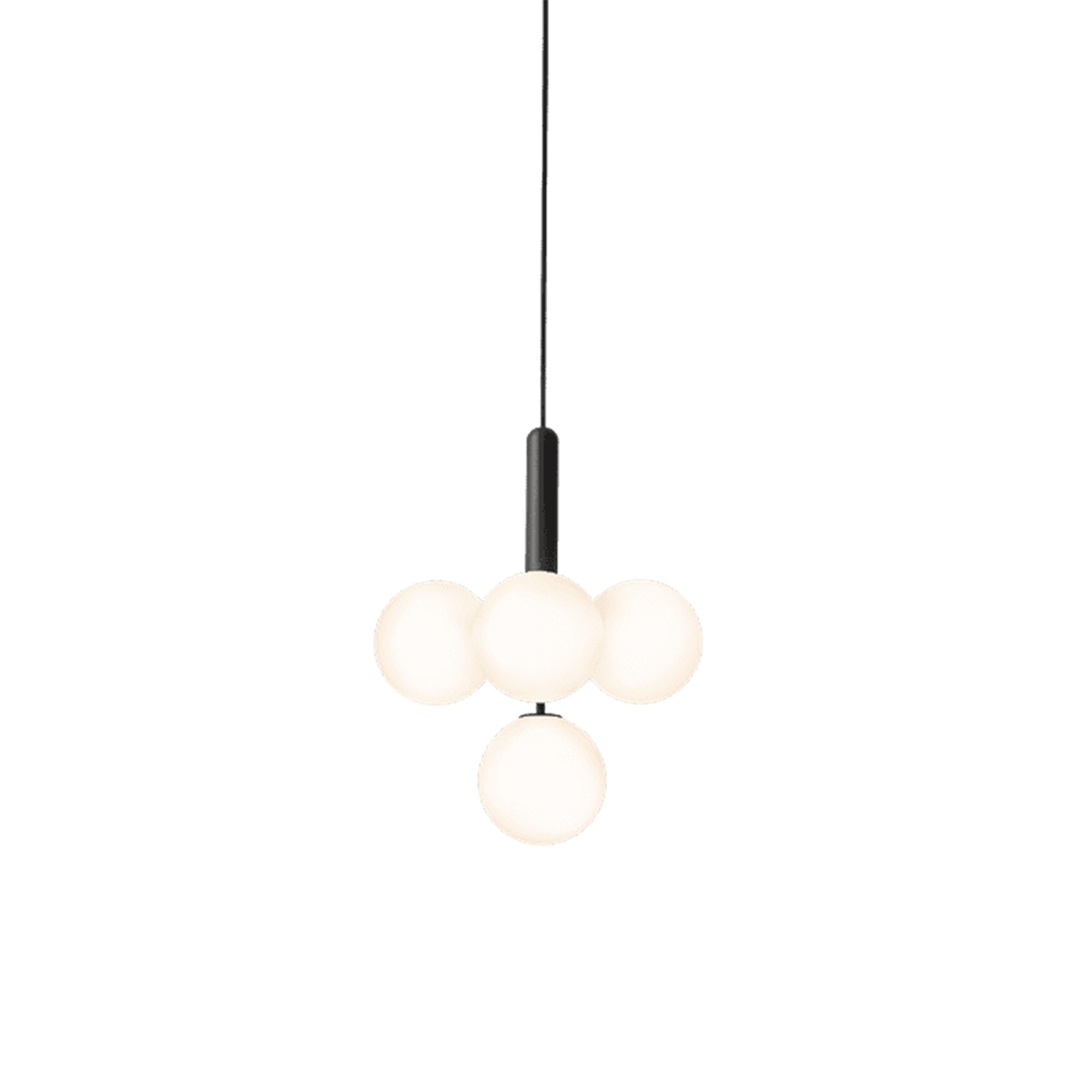 Nuura Miira 4 Taklampa Rock Grey/Opal Ø38