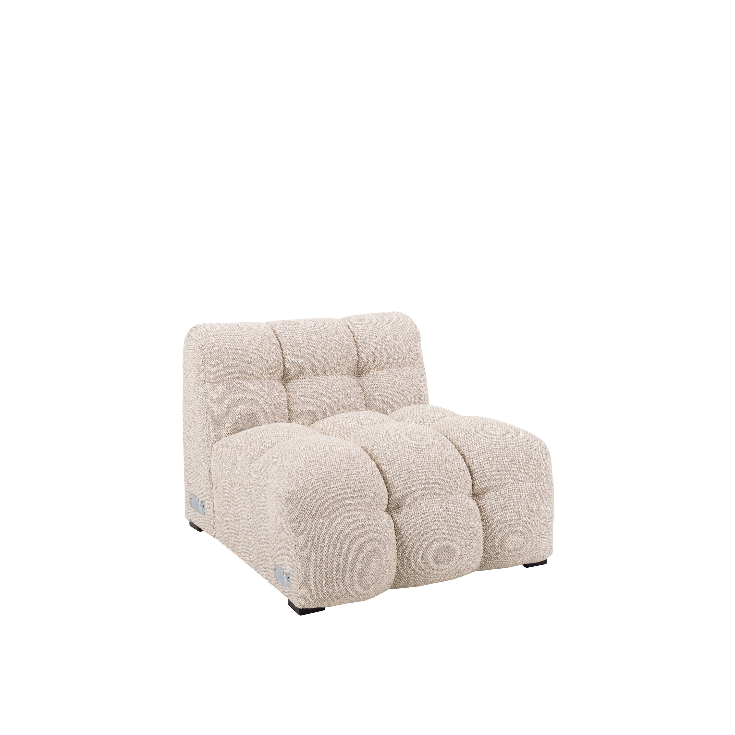 Billie 1-sits Soffmodul Beige Bouclé 84cm