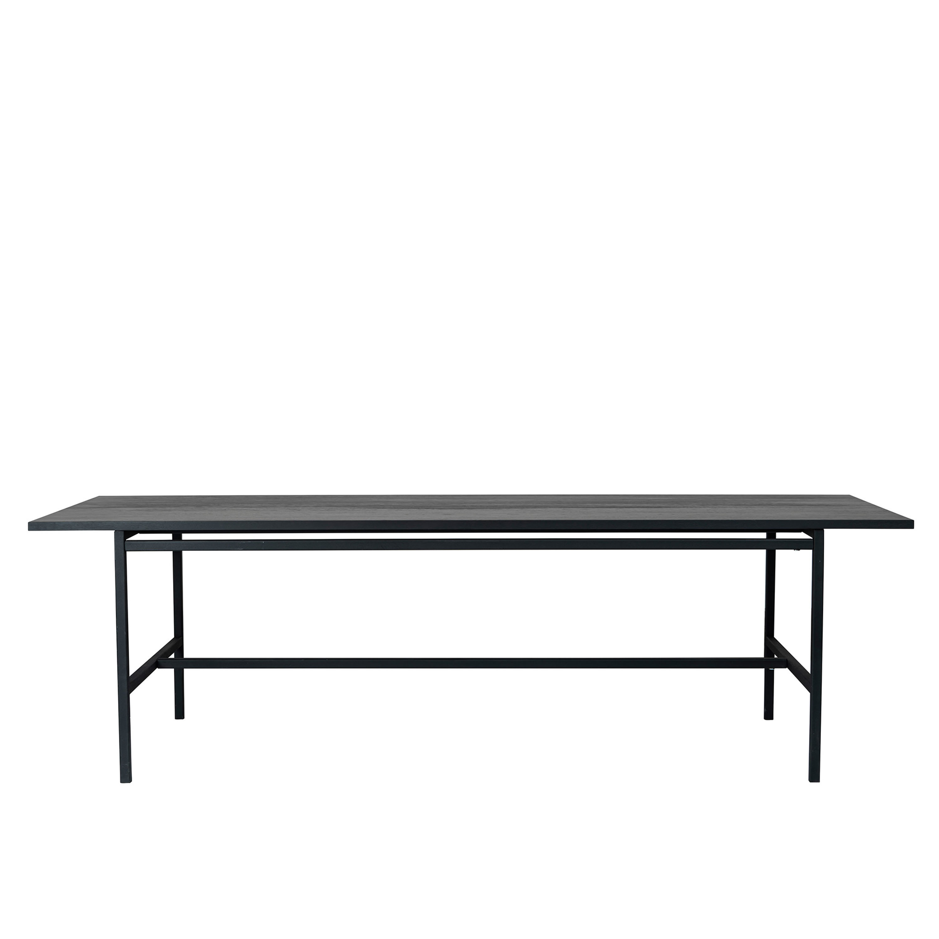 Almina Matbord Svartbetsad Ek 200cm