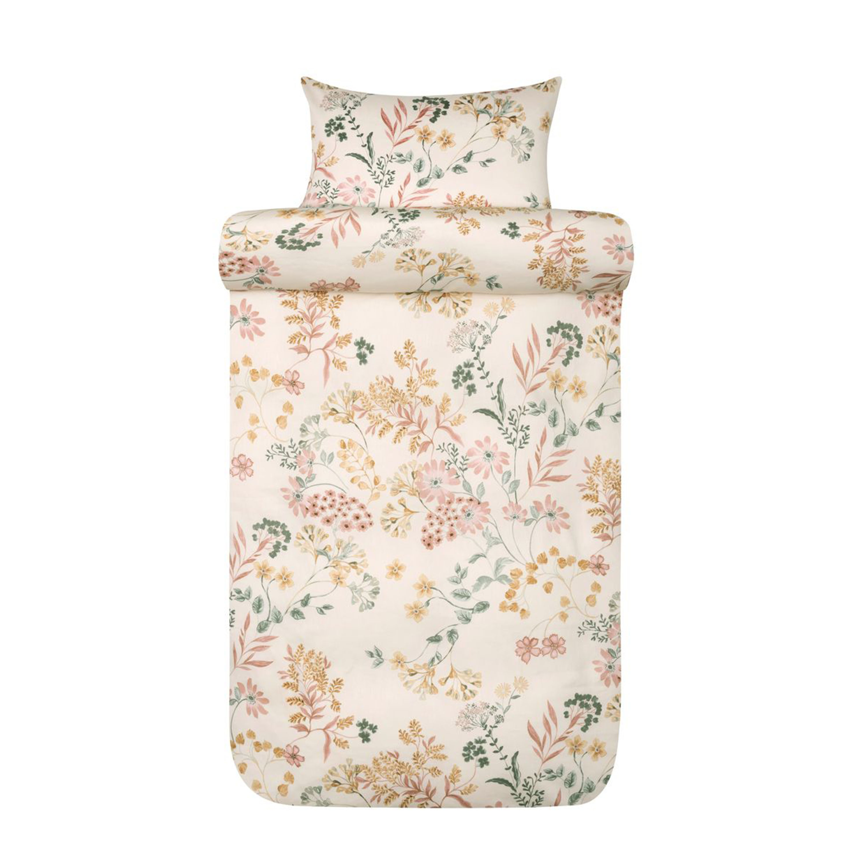 Wera 2-del Påslakanset Satin Varm Rosa