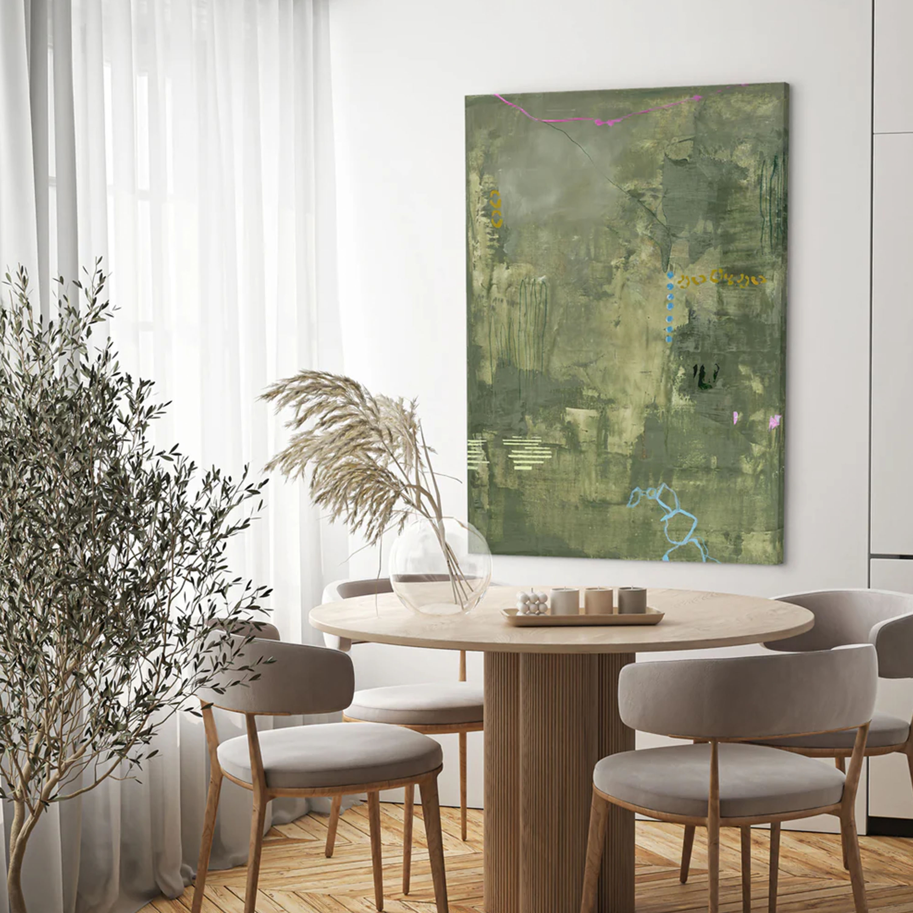 Malerifabrikken Green Petite Bilde Uten Ramme 90x120