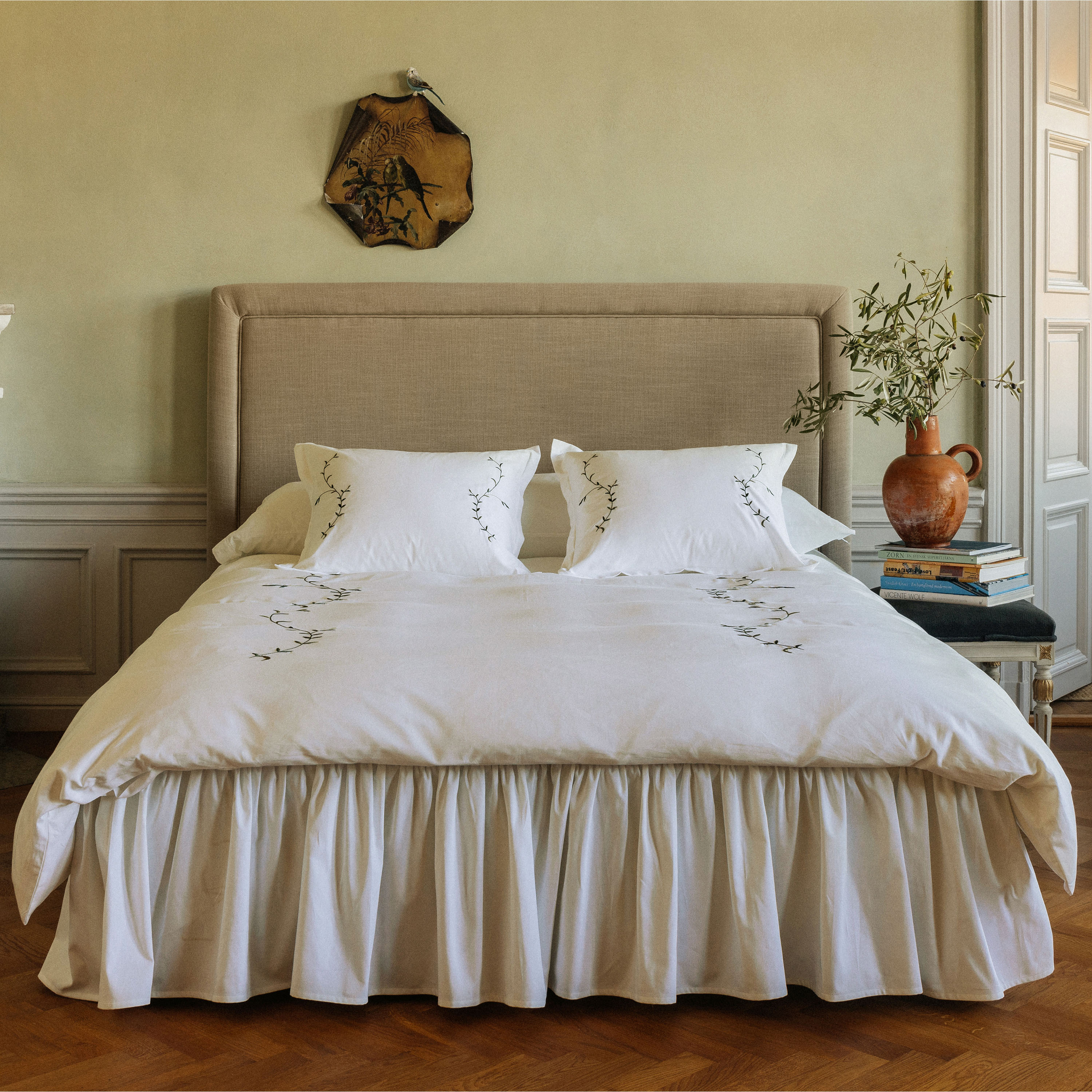 Mille Notti Vivace Örngott Satin Green 50x90