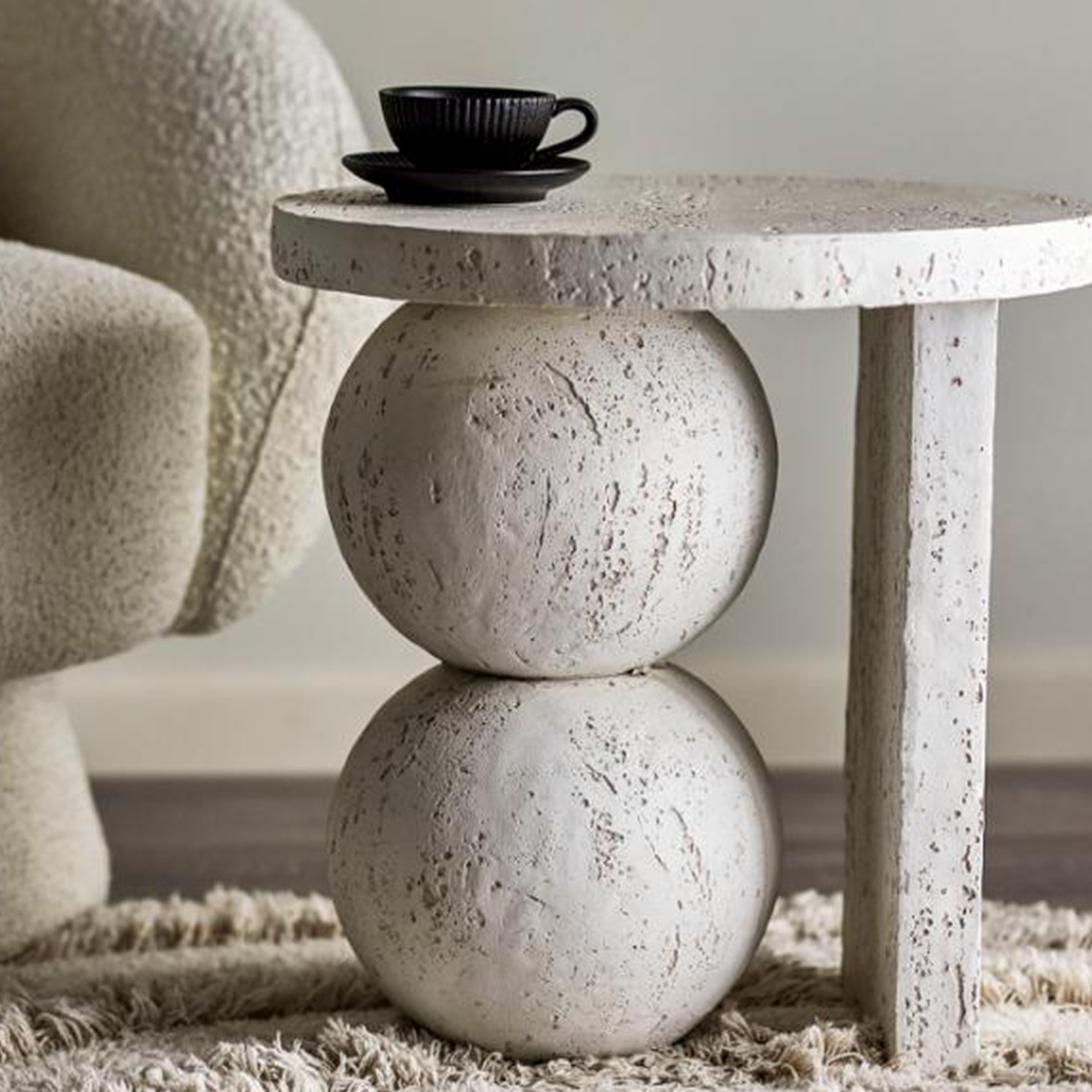 Bloomingville Tally Beistelltisch White 46x46