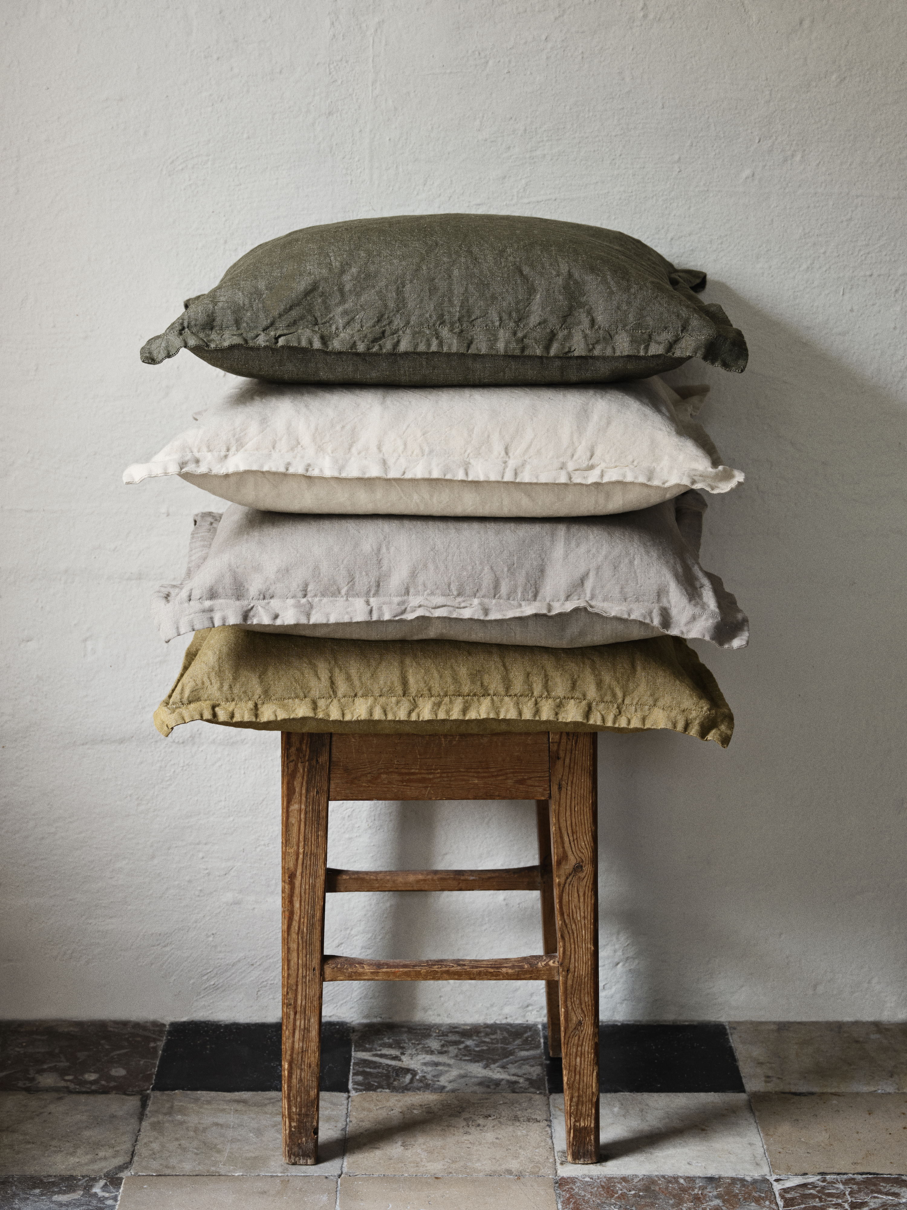 Broste Copenhagen Linn Kuddfodral Dove Grey 60x60