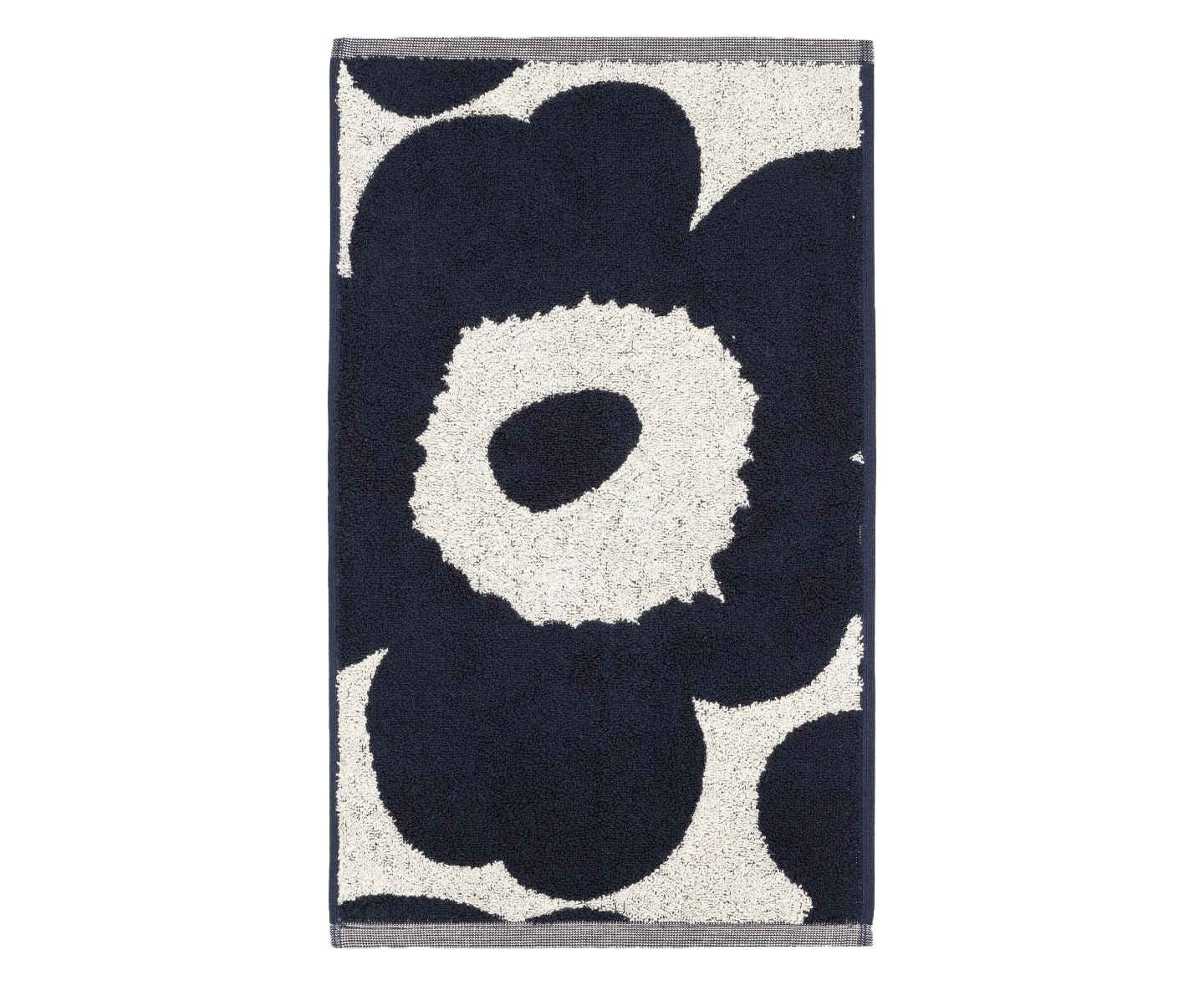 Marimekko Unikko Handtuch Dunkelblau 30x50