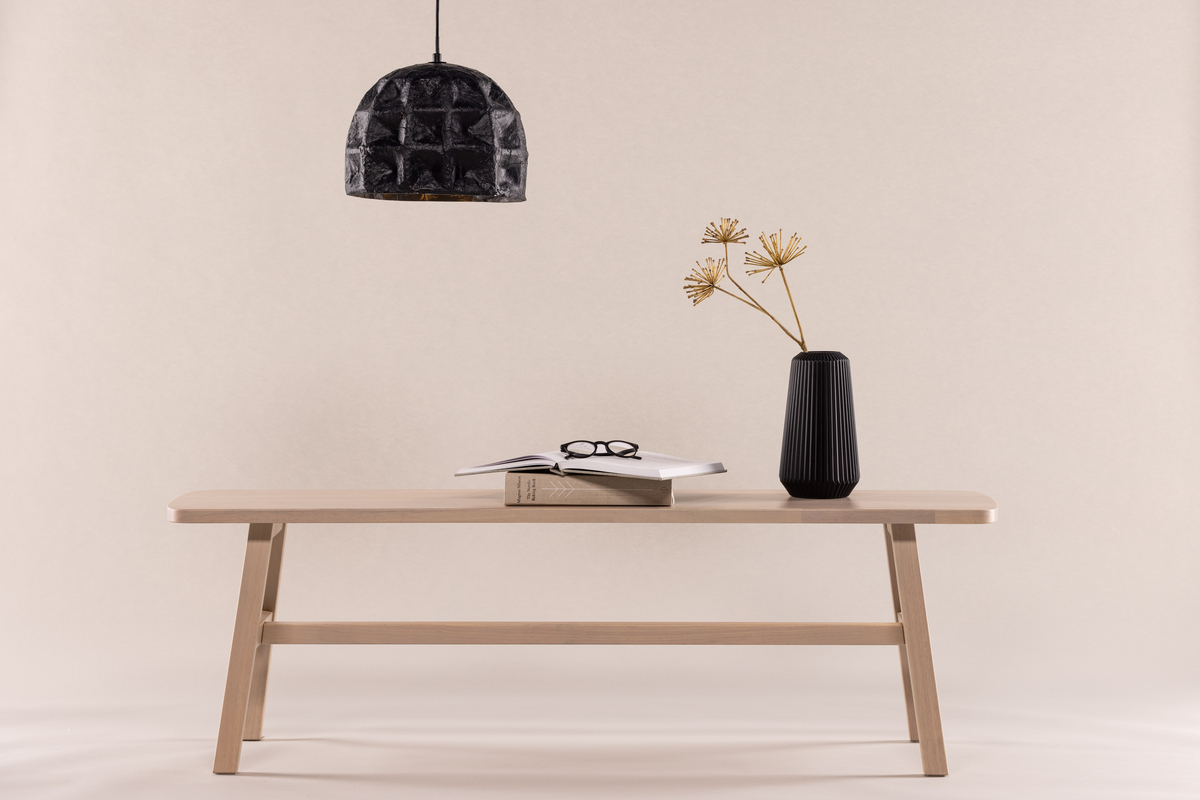 Vind Hälsö Bänk Vitpigmenterad