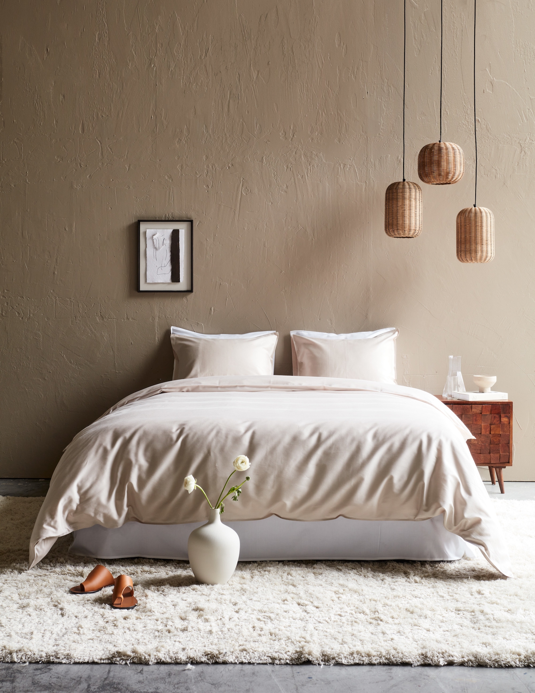 Read the Label Satin Underlakan Sand 160x260