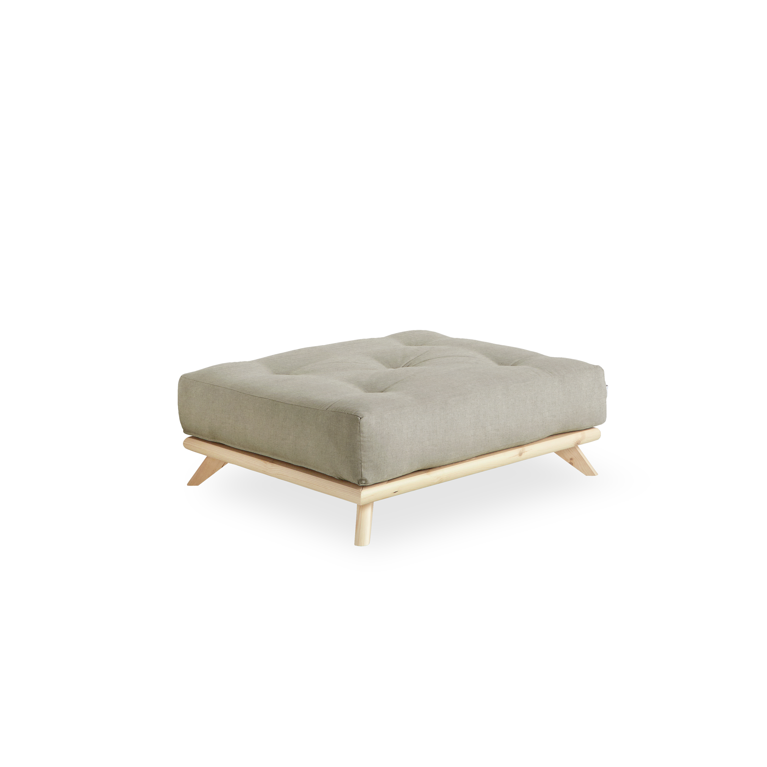 Karup Design - Senza Fotpall Natur/Linen - Beige