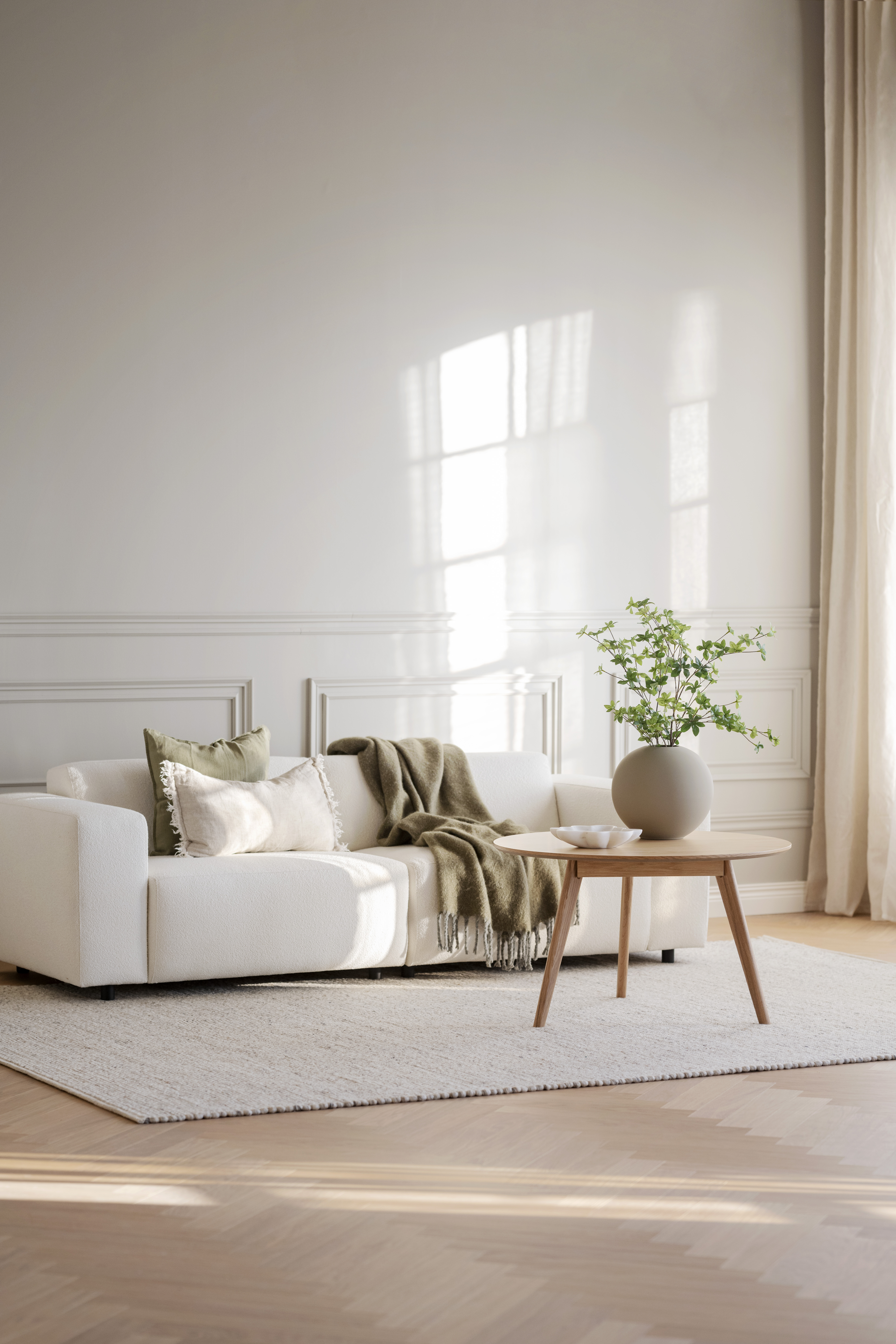 Rowico Home Yumi Couchtisch Eiche Ø90