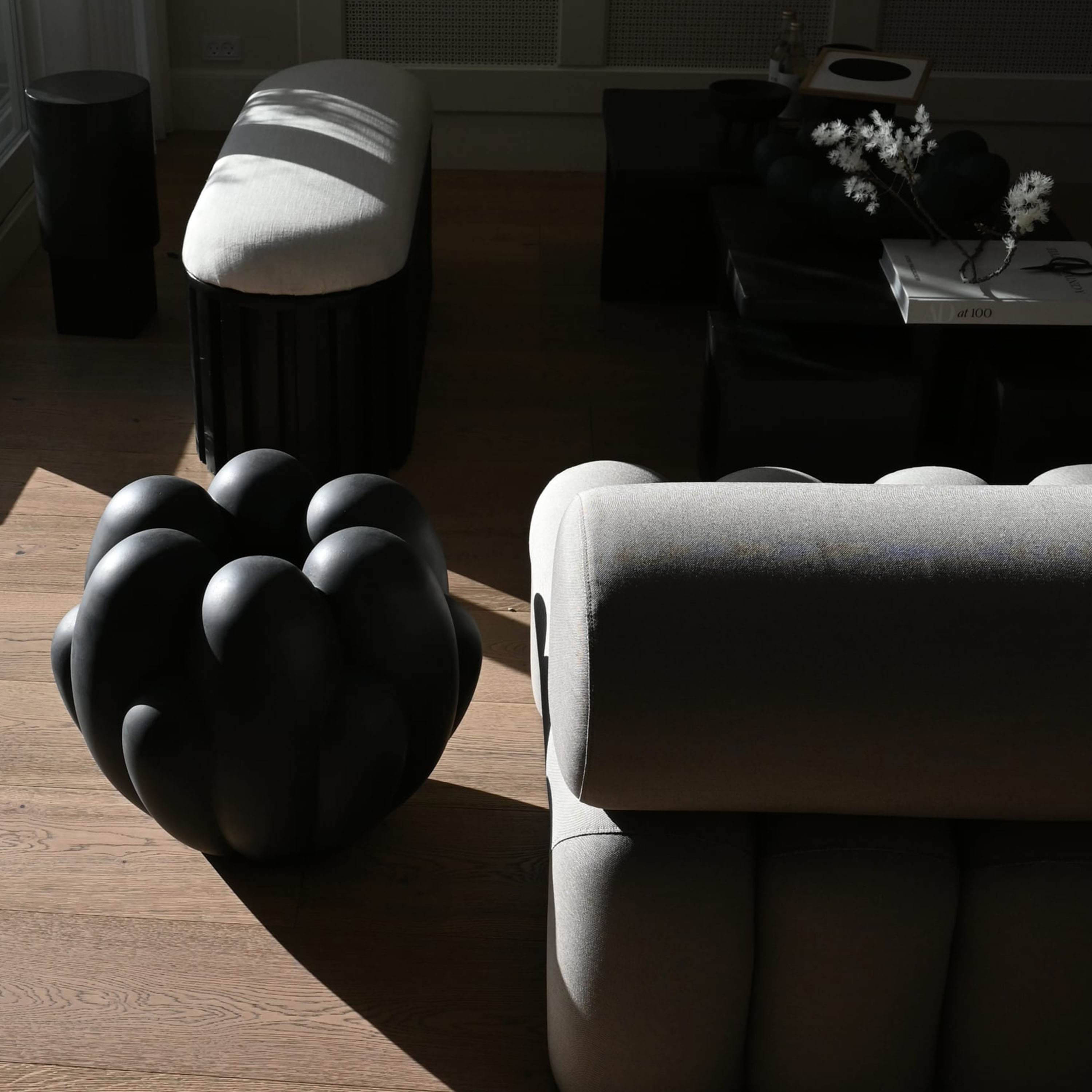 101 Copenhagen Bloom Vase Schwarz Groß