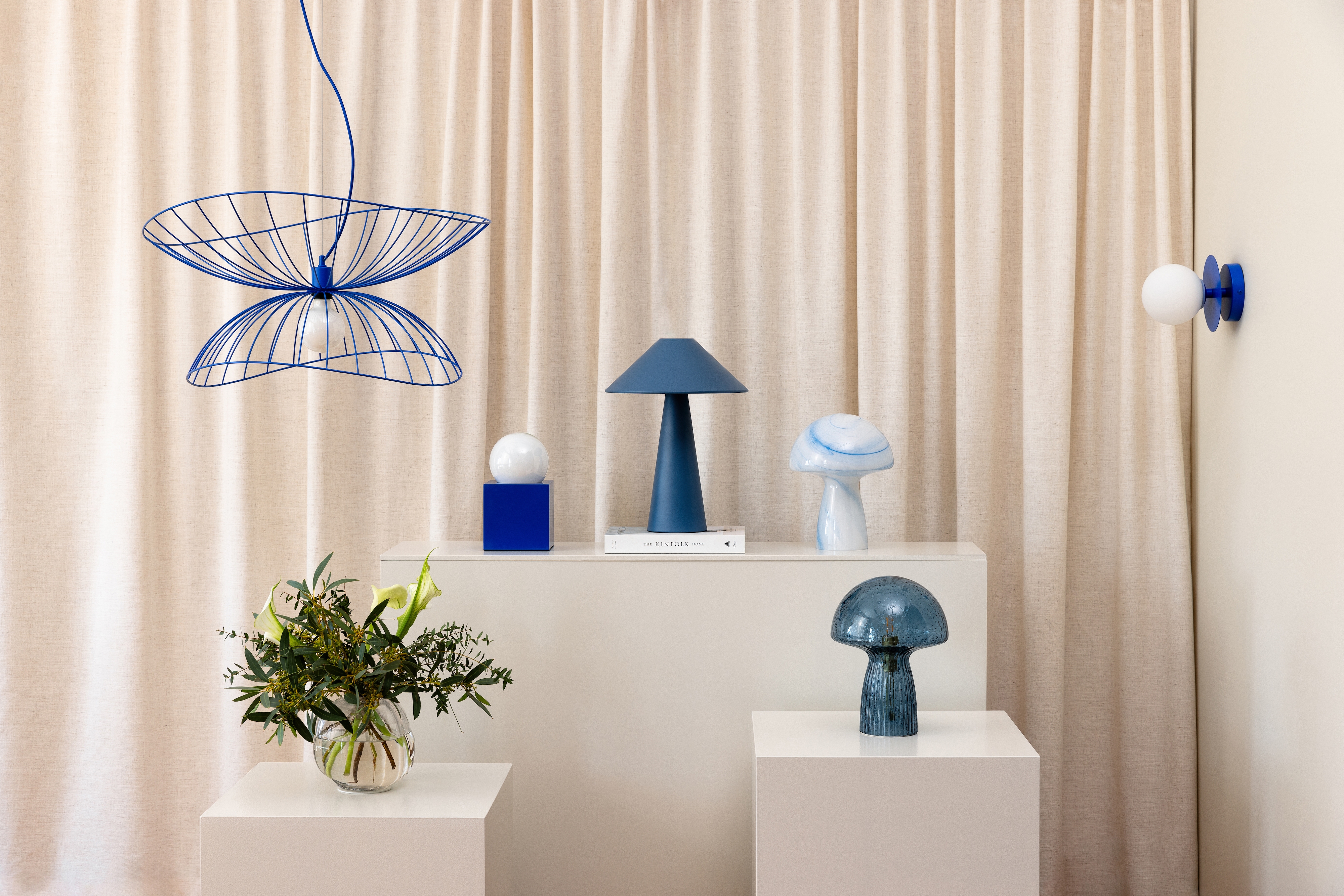 Globen Lighting Cannes Bordslampa Blå