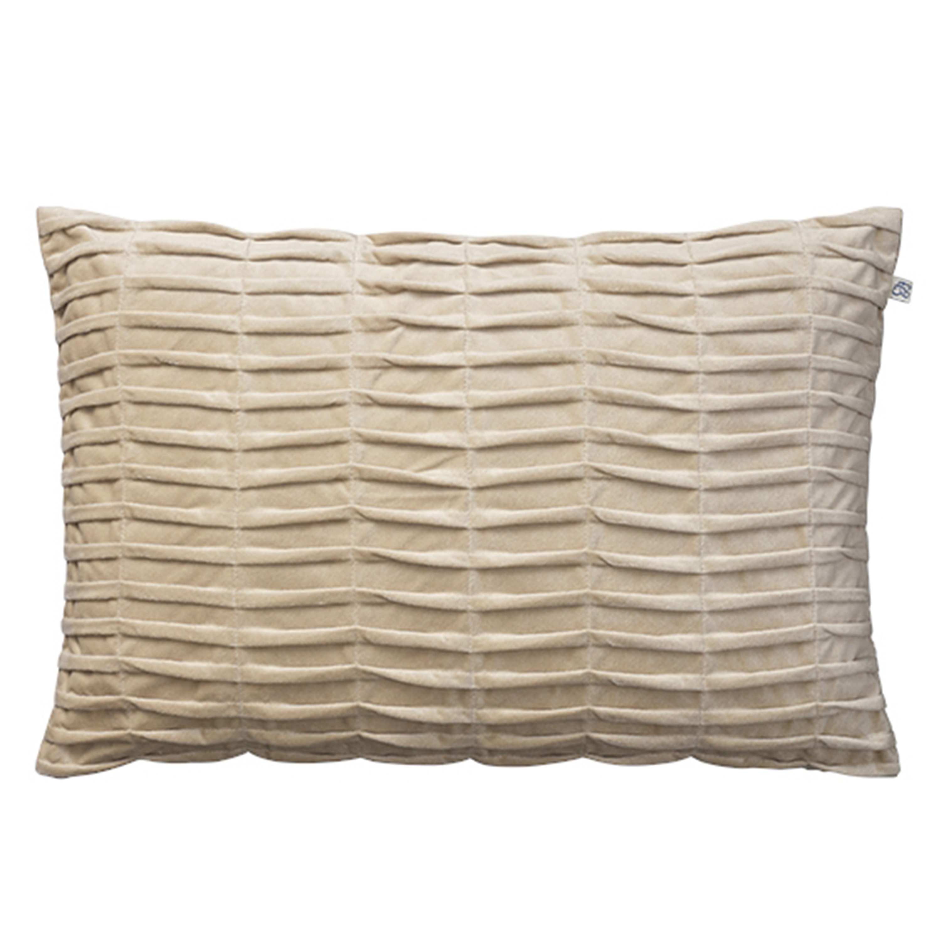Rishi Kuddfodral Sammet Beige 40x60