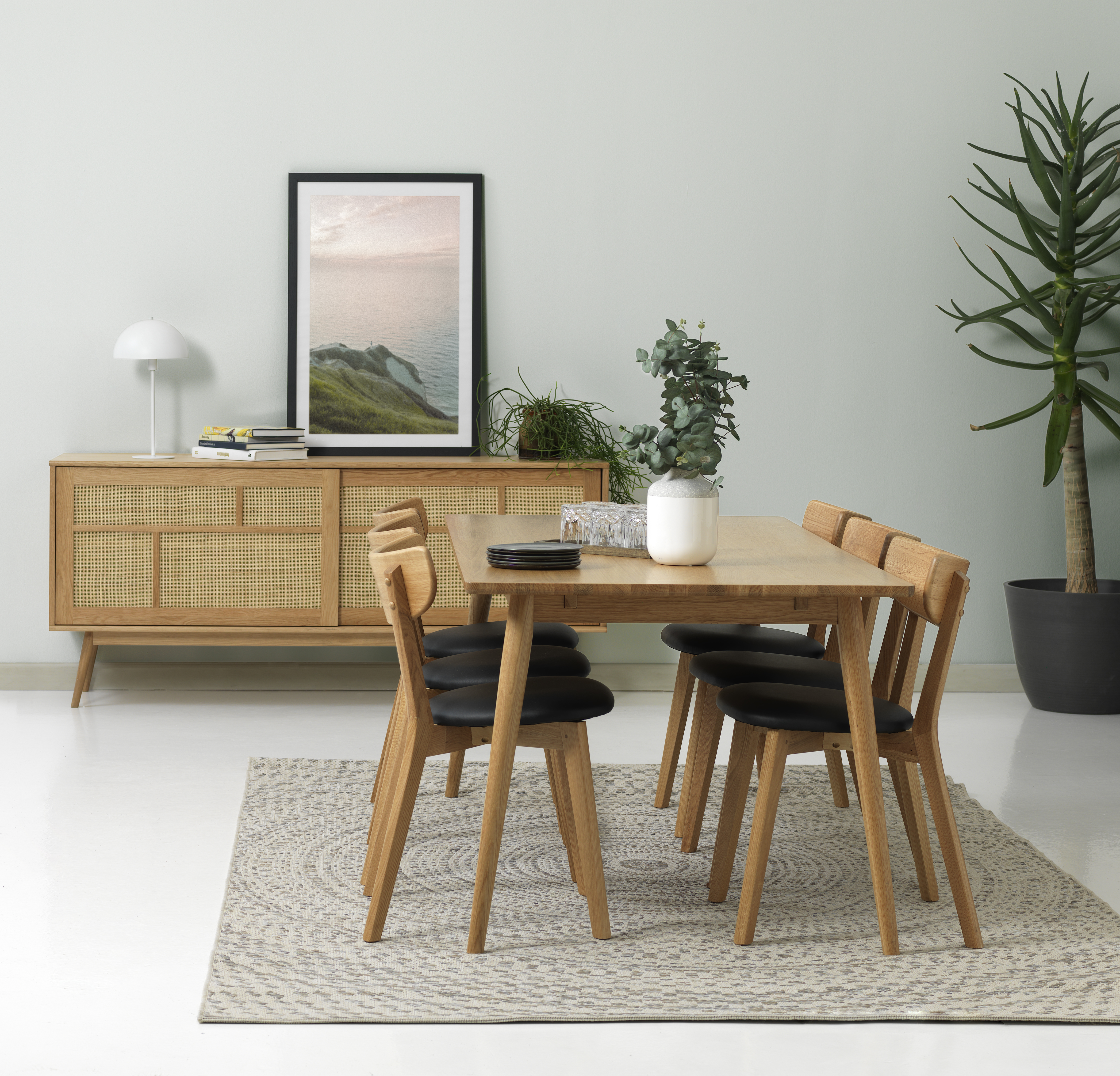 Nordic Home Sofia Sideboard Natural Oak 180cm