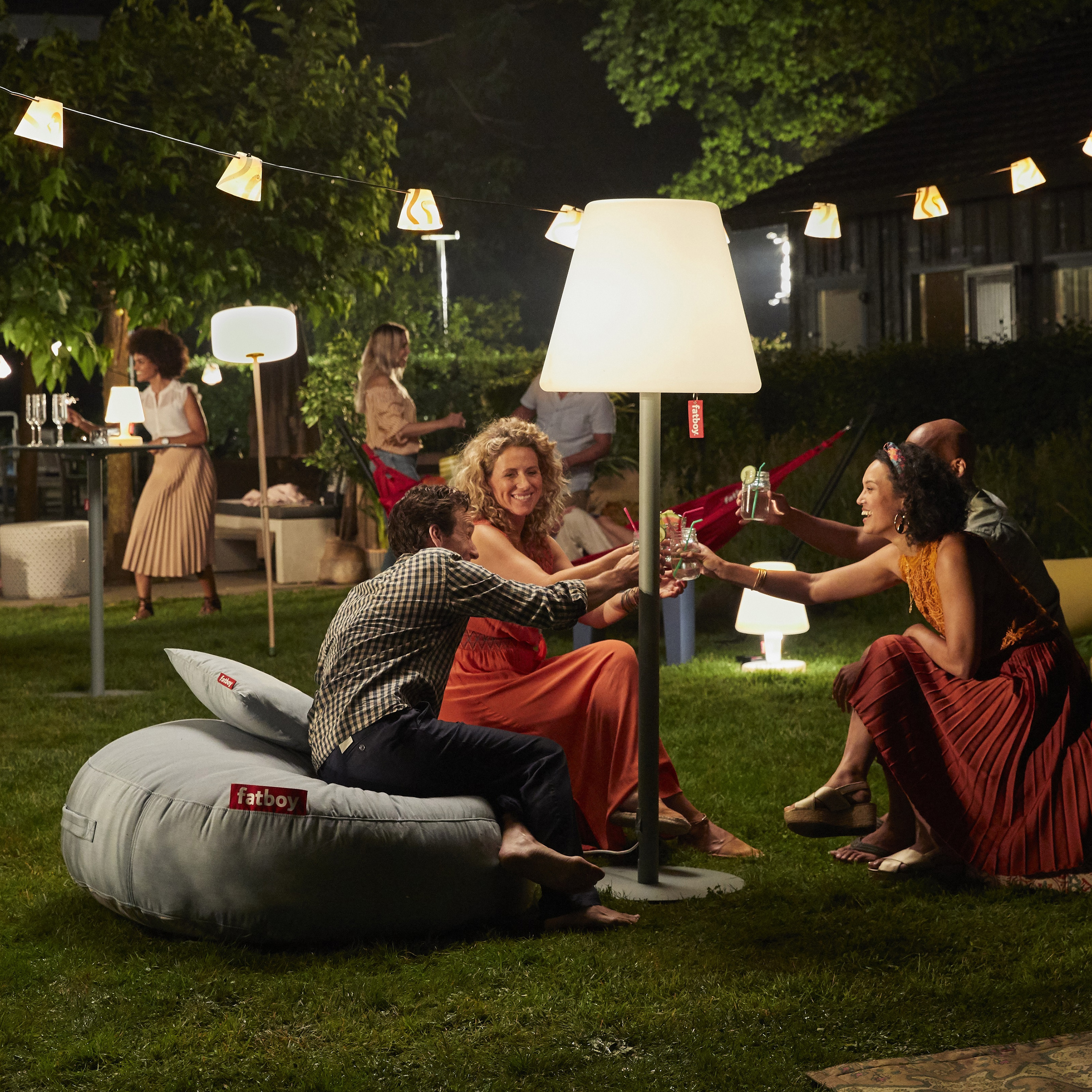 Fatboy Edison the Giant Golvlampa Anthracite 182cm