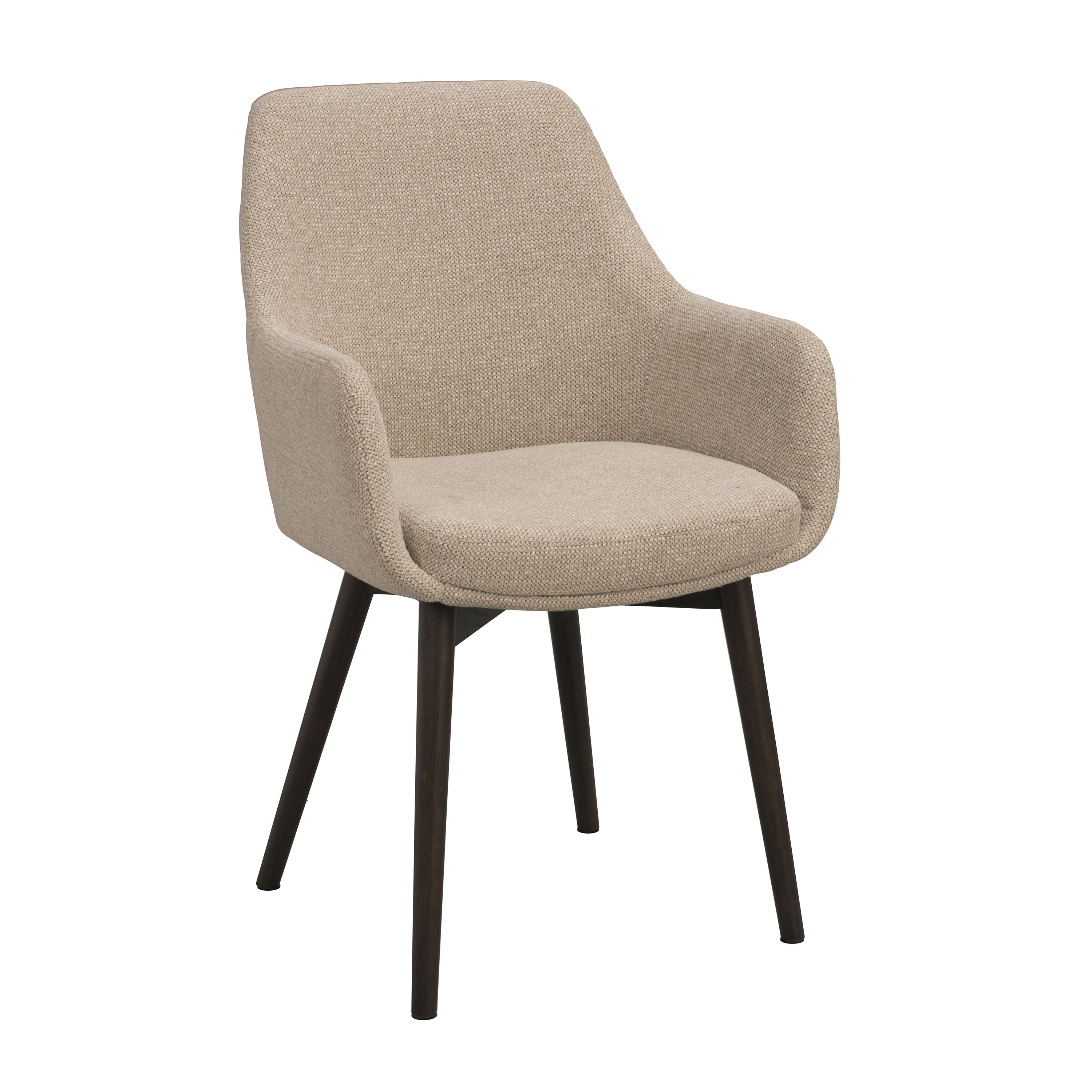 Rowico Home Denley Karmstol Ljusbeige/Brun