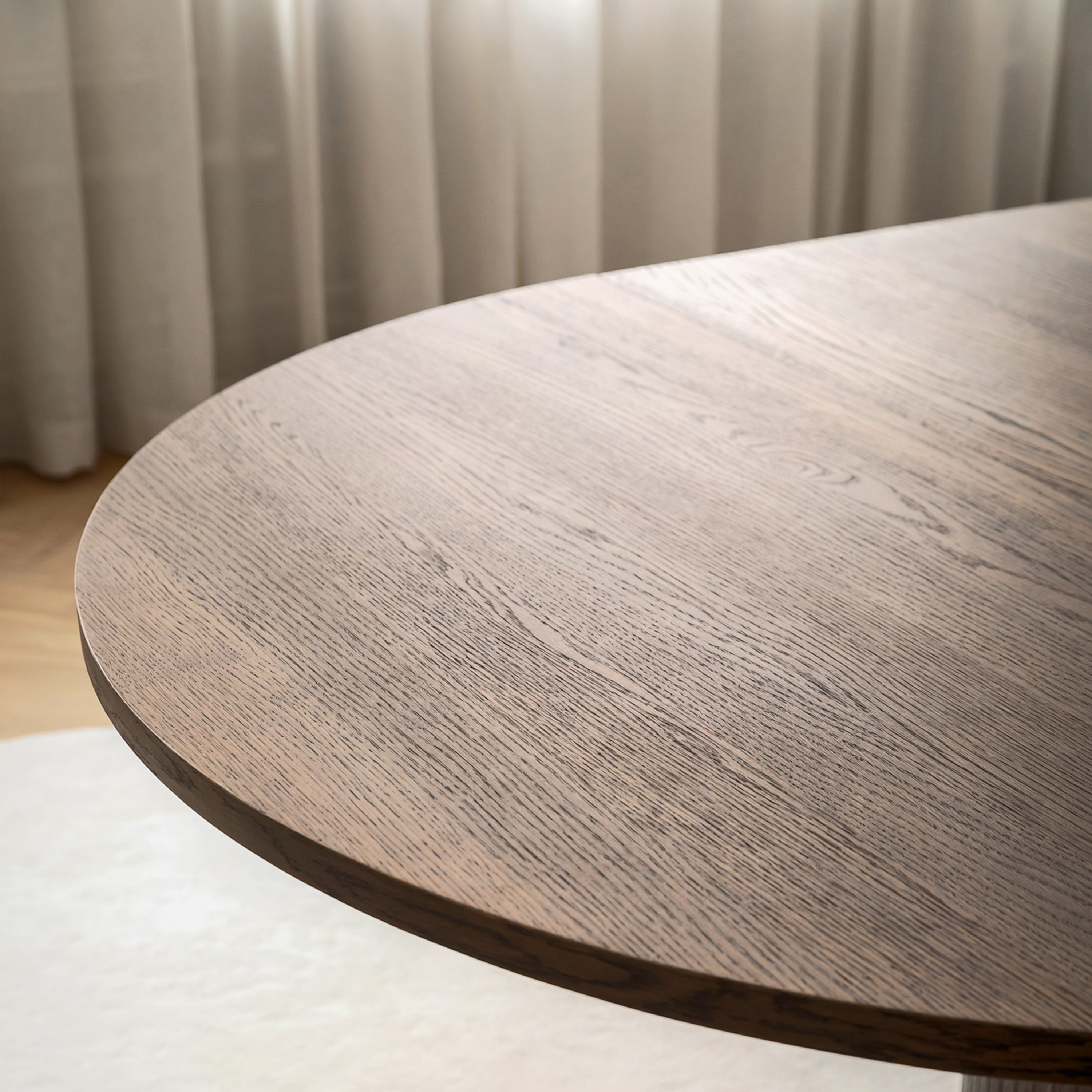 Sleepo Collection Bauer Matbord Brunbetsad Ø130+50