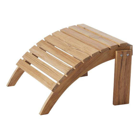 Cinas - Adirondack fotskammel teak - Brun  - Solstoler