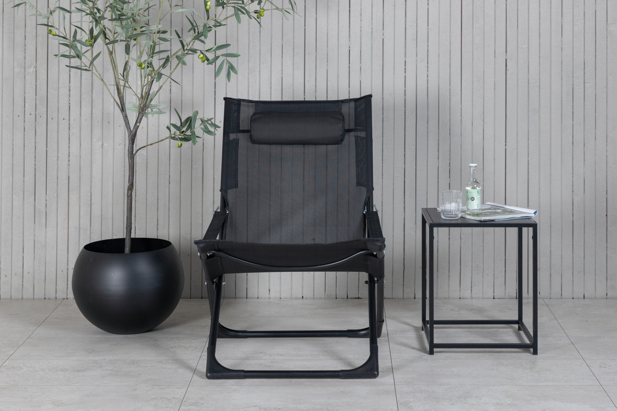 Venture Home Seville Solstol Svart