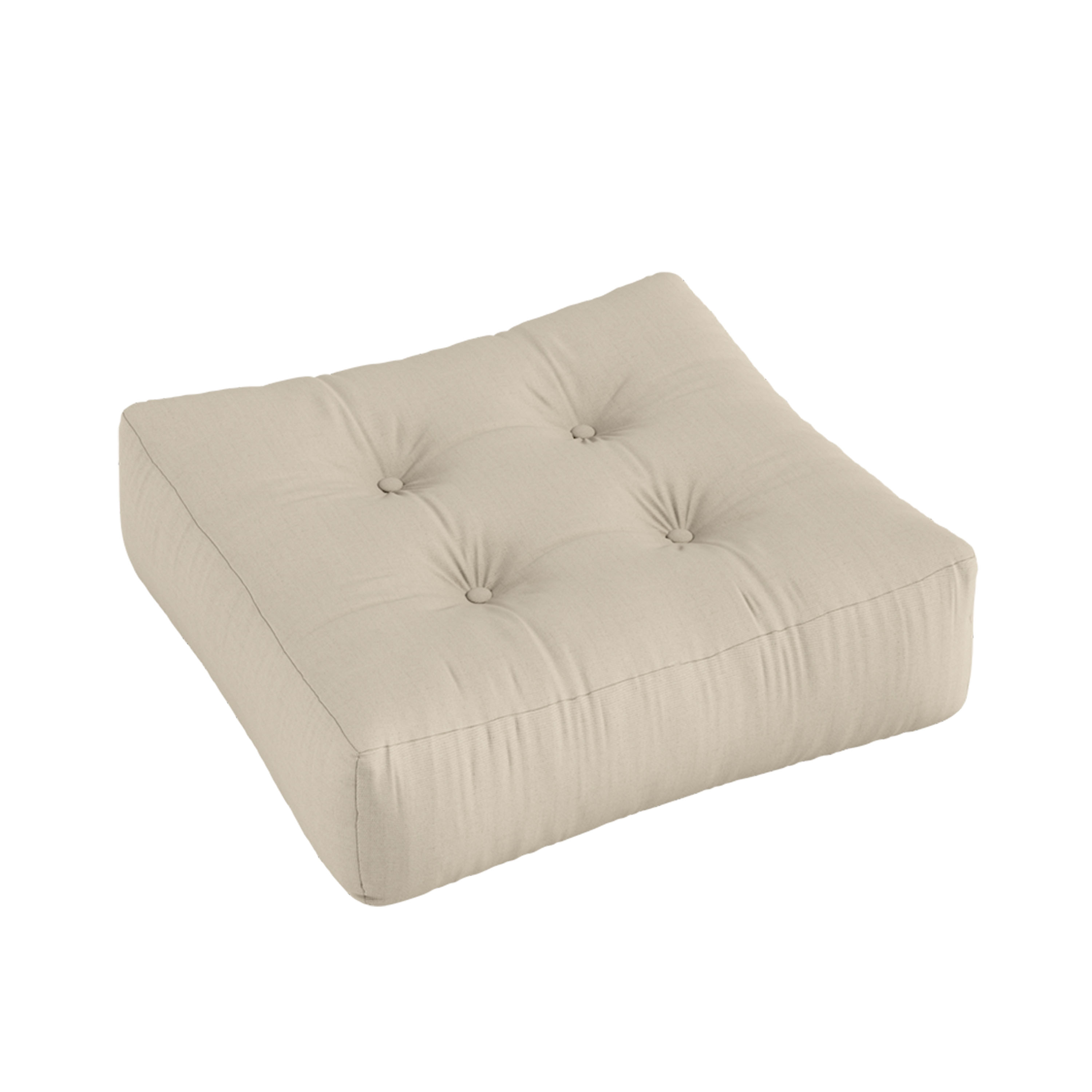 Karup Design - More Out Sitzpouf Beige 70x70cm - Outdoor Sitzpuff