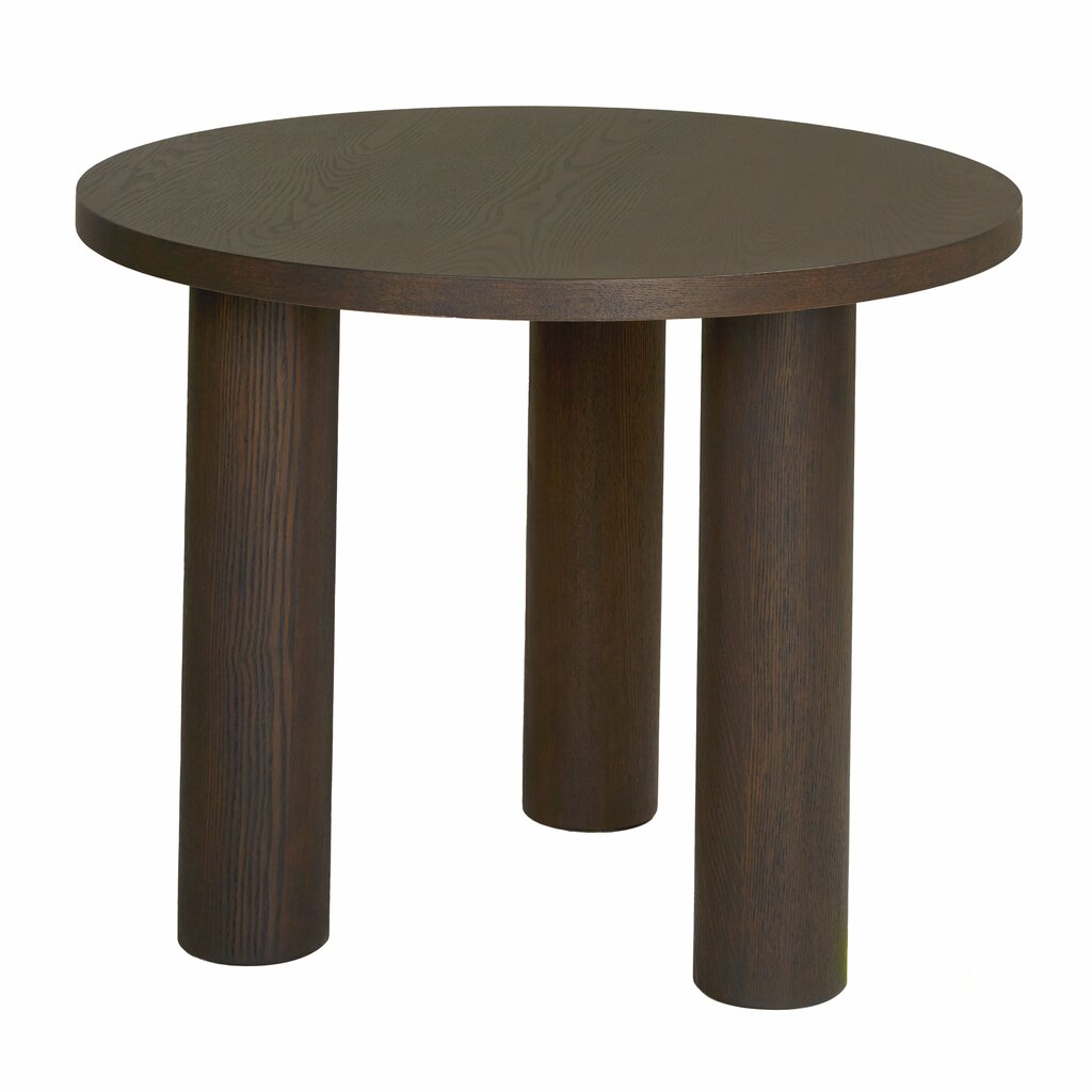 Melvin Soffbord Mörkbrun Ø65
