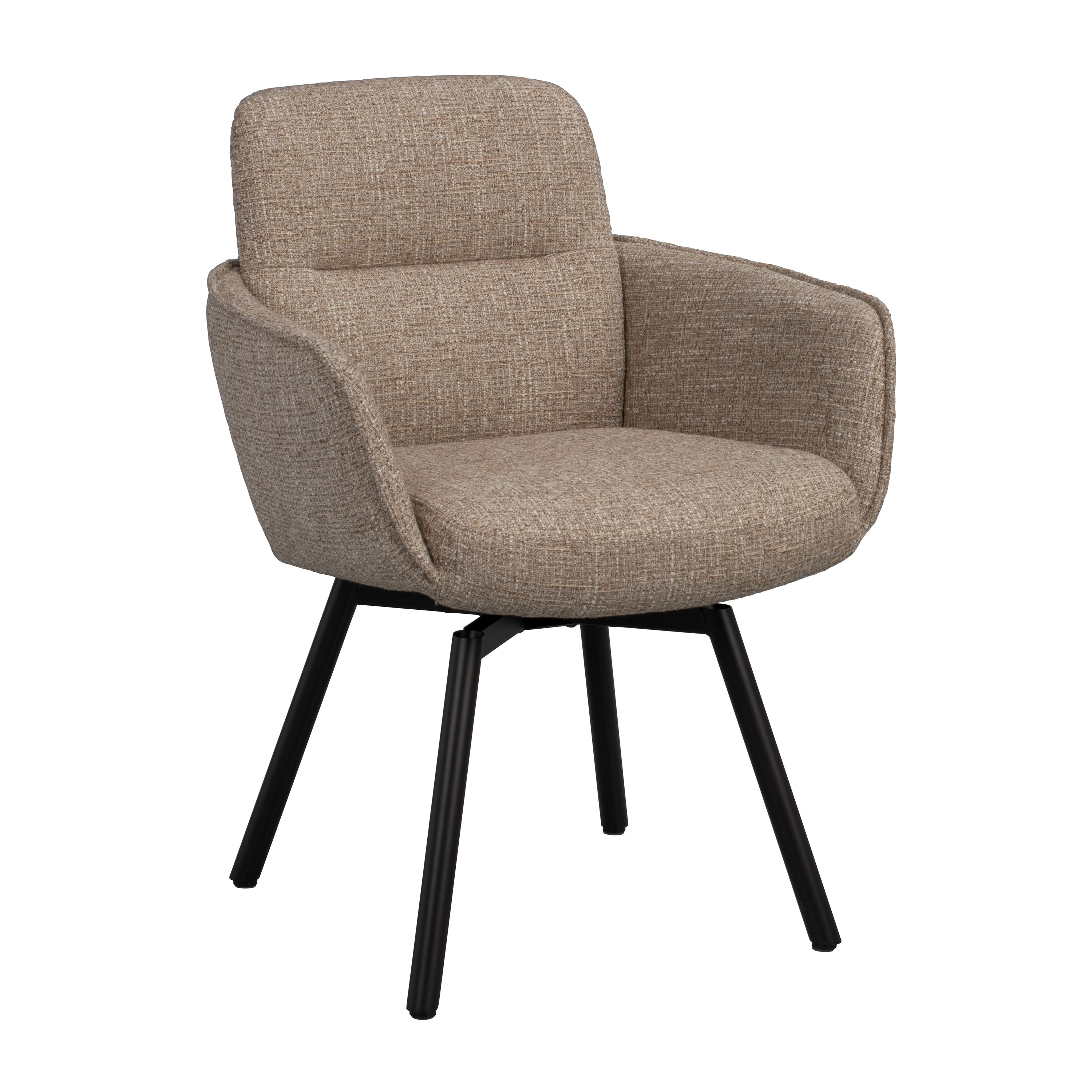 Rowico Home Roswell Karmstol Mörkbeige/Brun