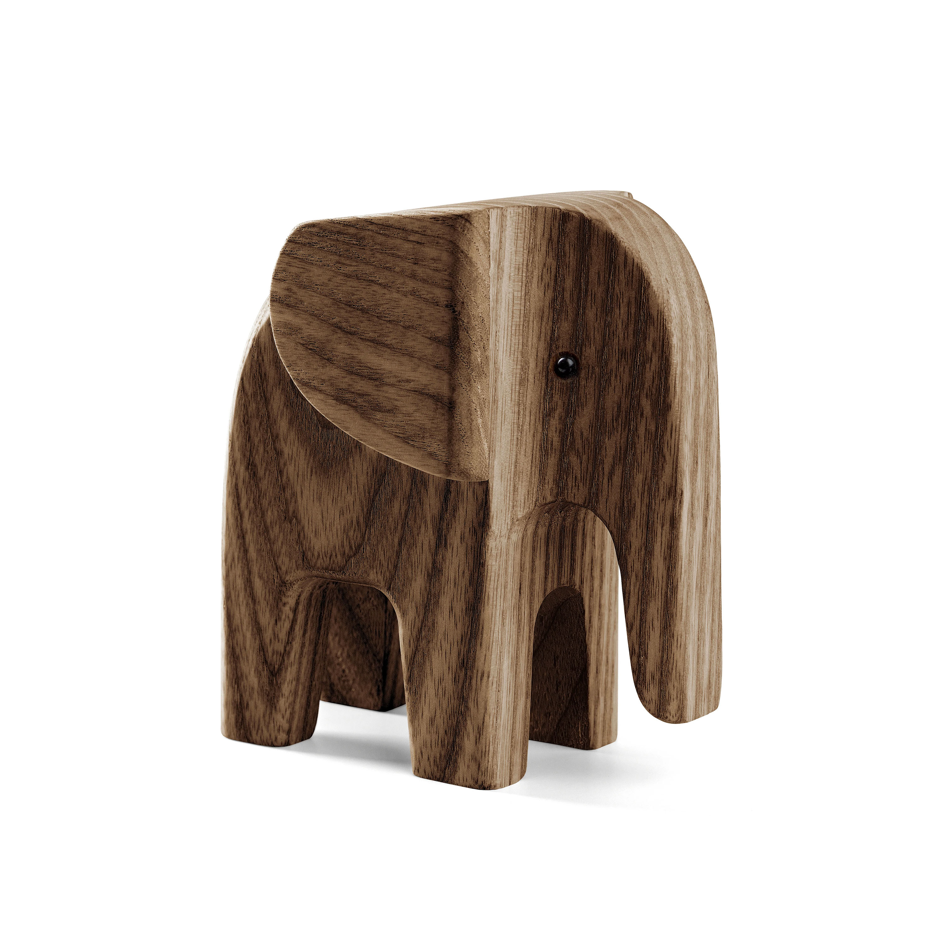 Elephant Dekoration Geräuchert Gebeizte Esche