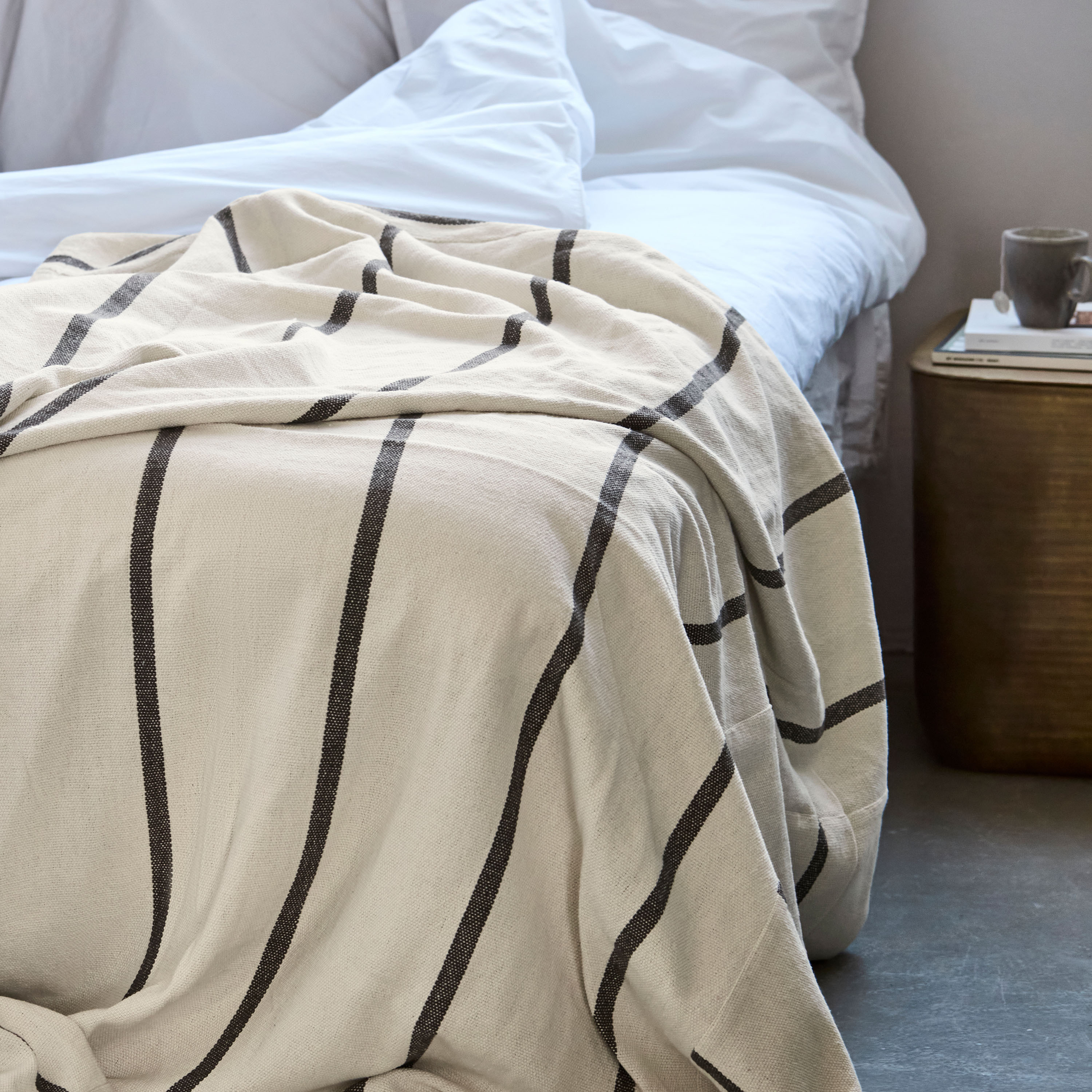 House Doctor Nula Tagesdecke Dunkelbraun 240x160