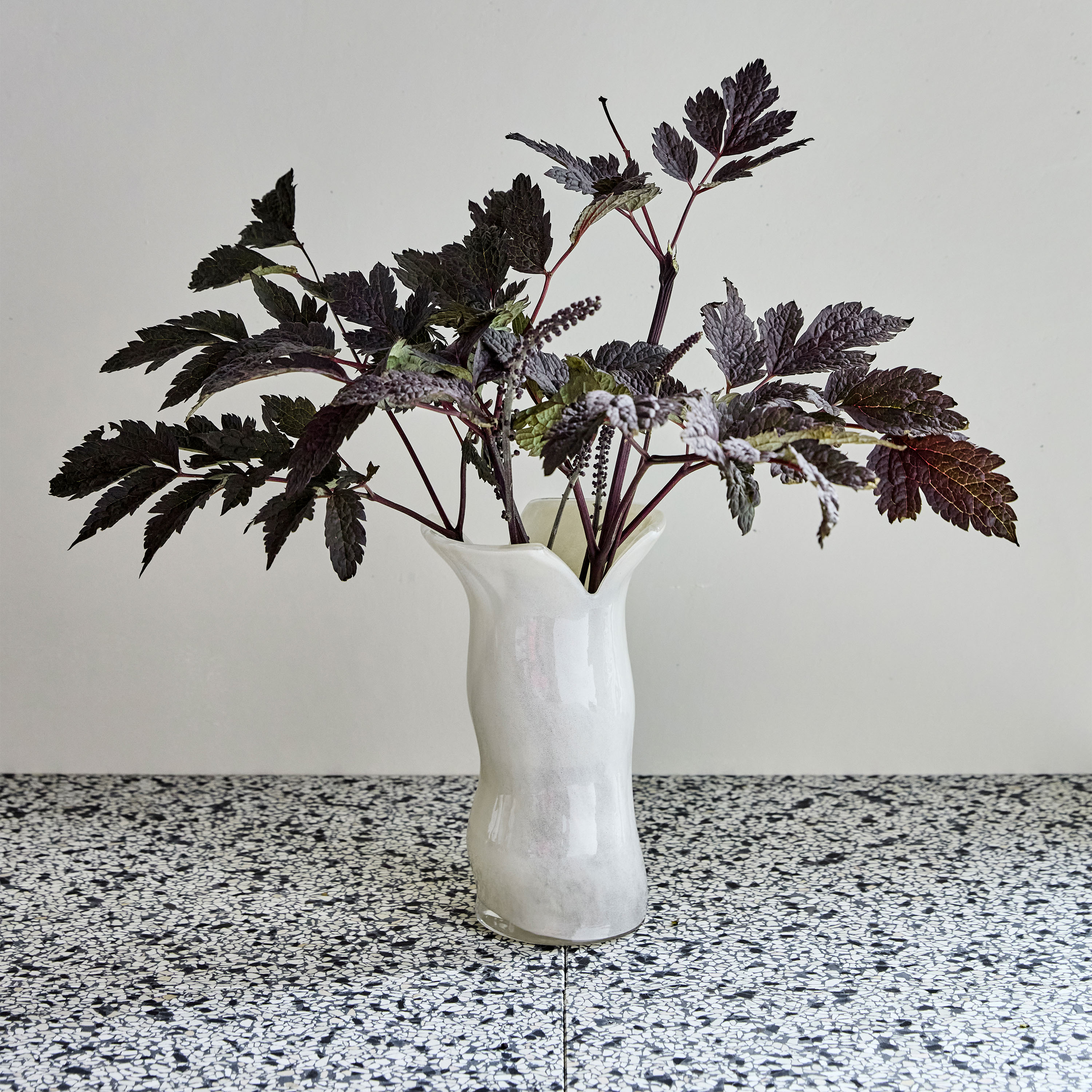 House Doctor Cuff Maljakko Off‑White 24 cm