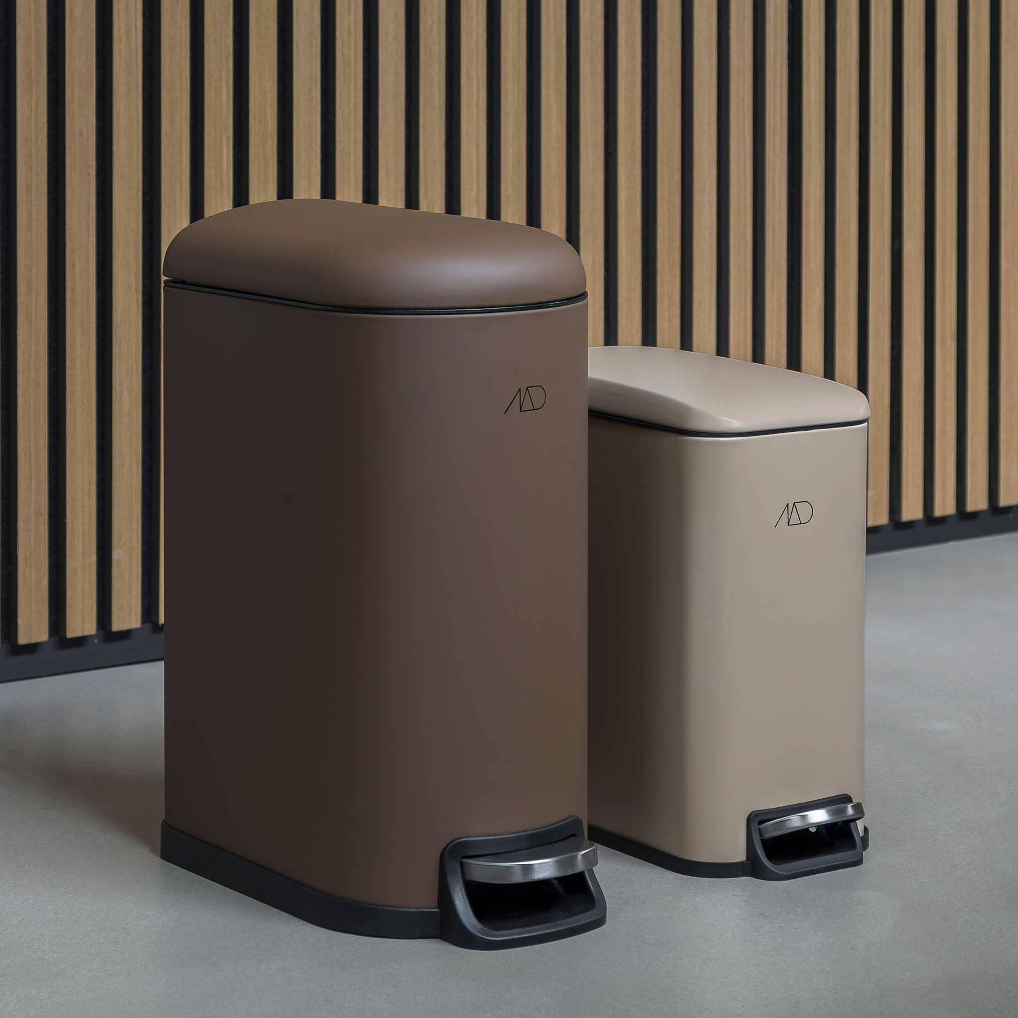 Mette Ditmer Mini-Walther Pedaleimer Braun 5L