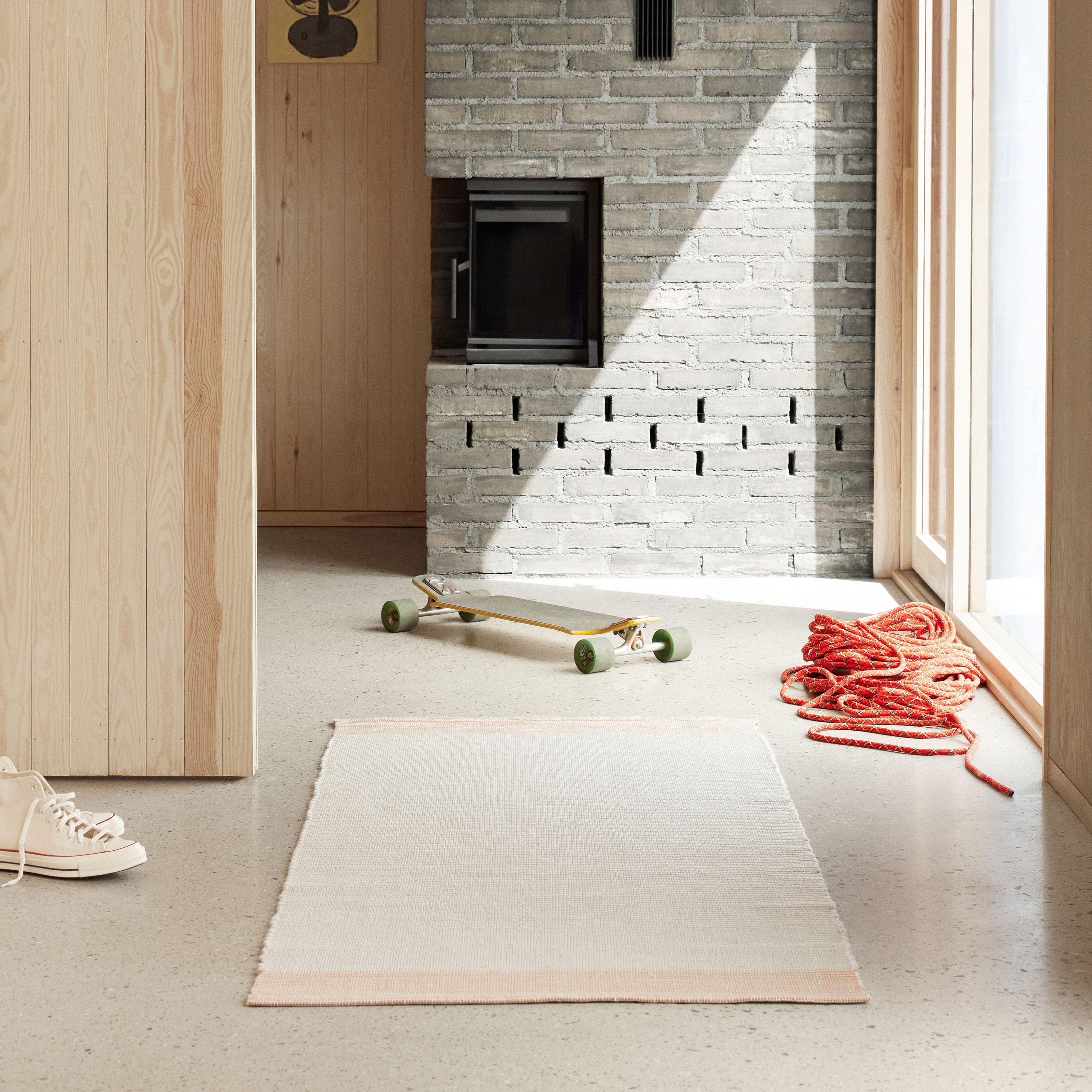 Northern Spool Läufer Grey/Red 80x200