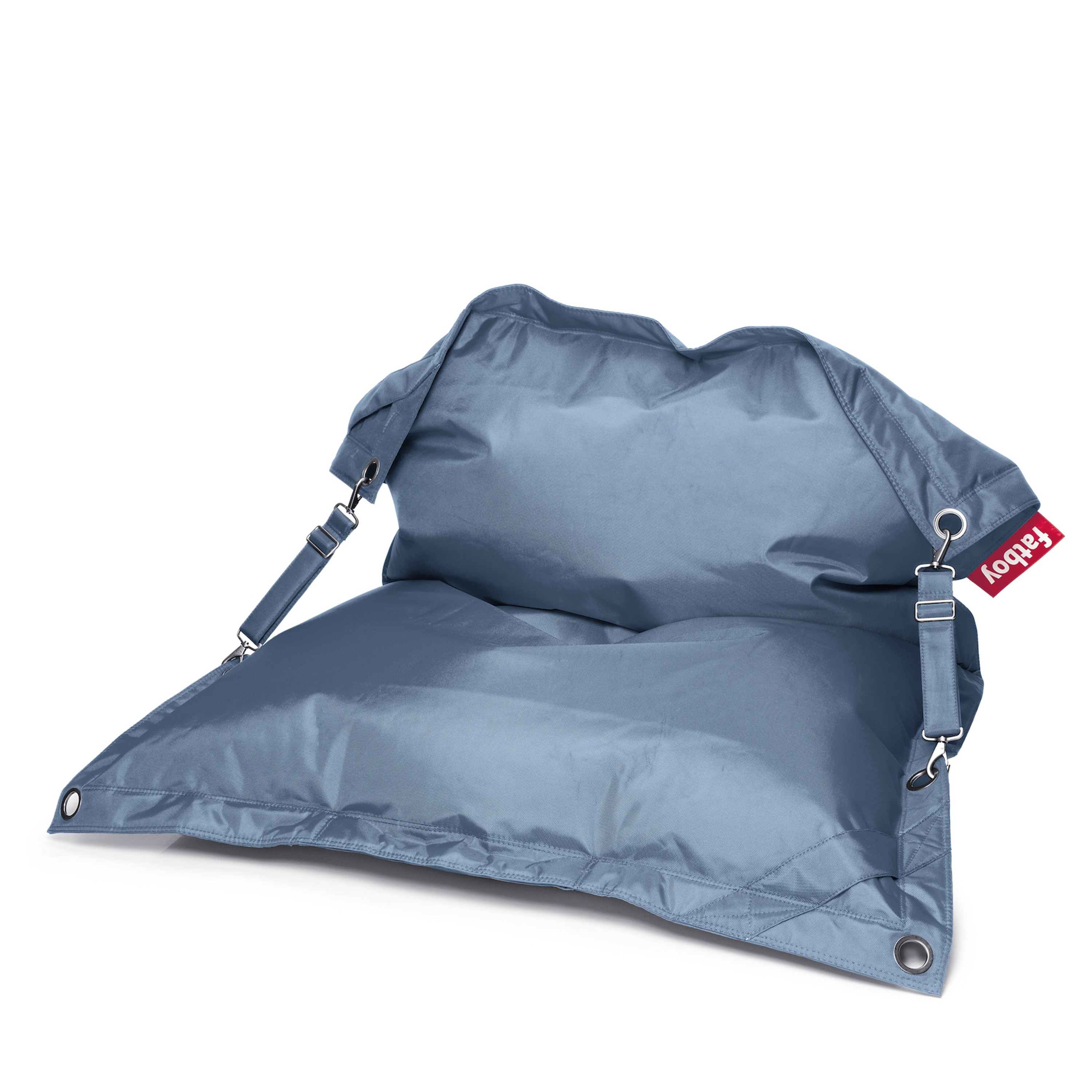 Fatboy - Buggle-Up Sittpuff Jeans Light Blue - Blå