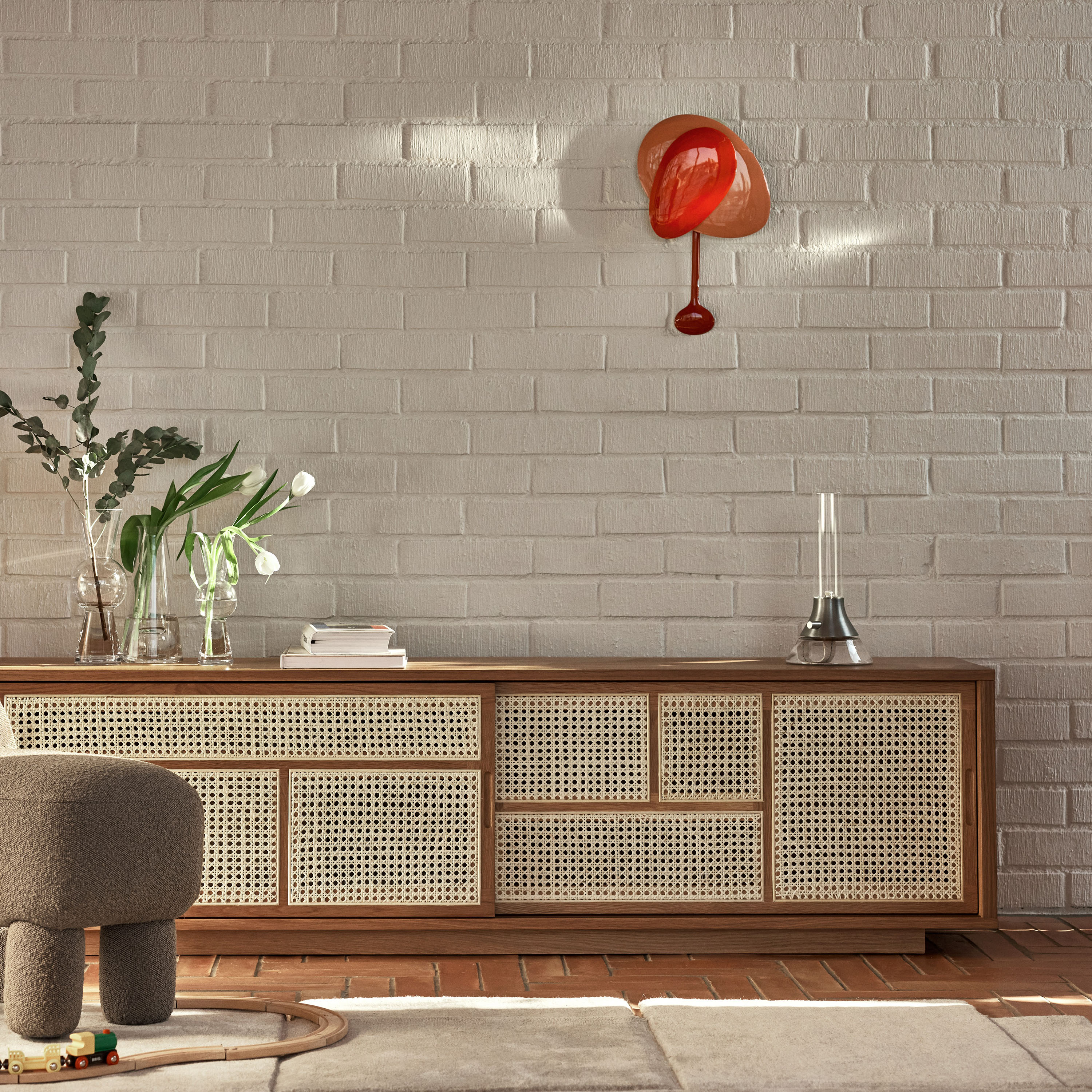 Design House Stockholm Air Sideboard Low Oak 180cm