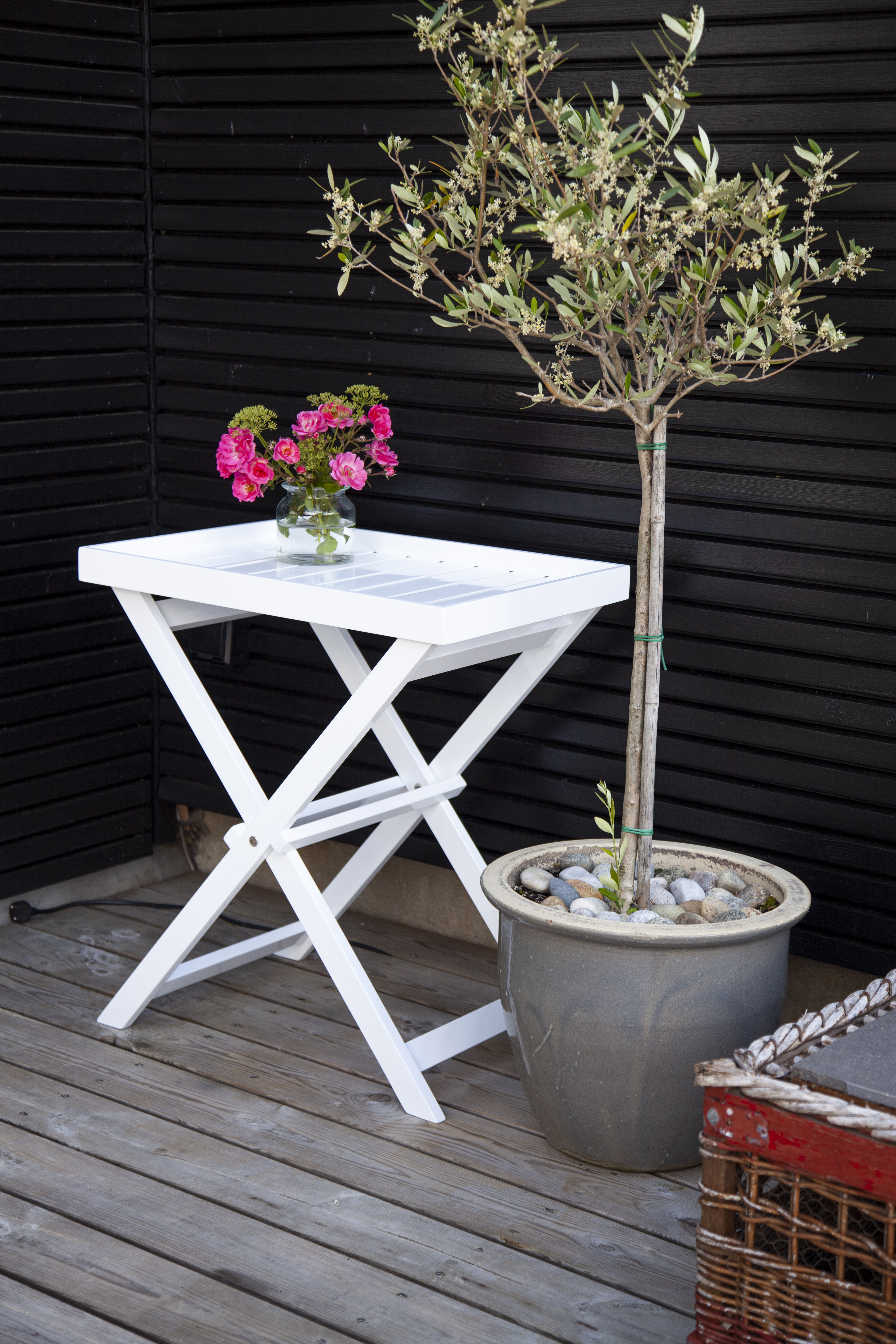 Cinas Tracy Tray balkongbord White